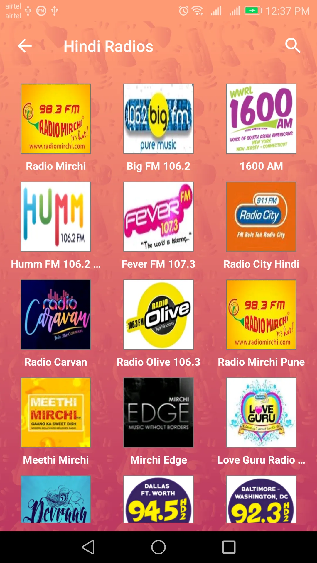 Hindi FM Radio | Indus Appstore | Screenshot