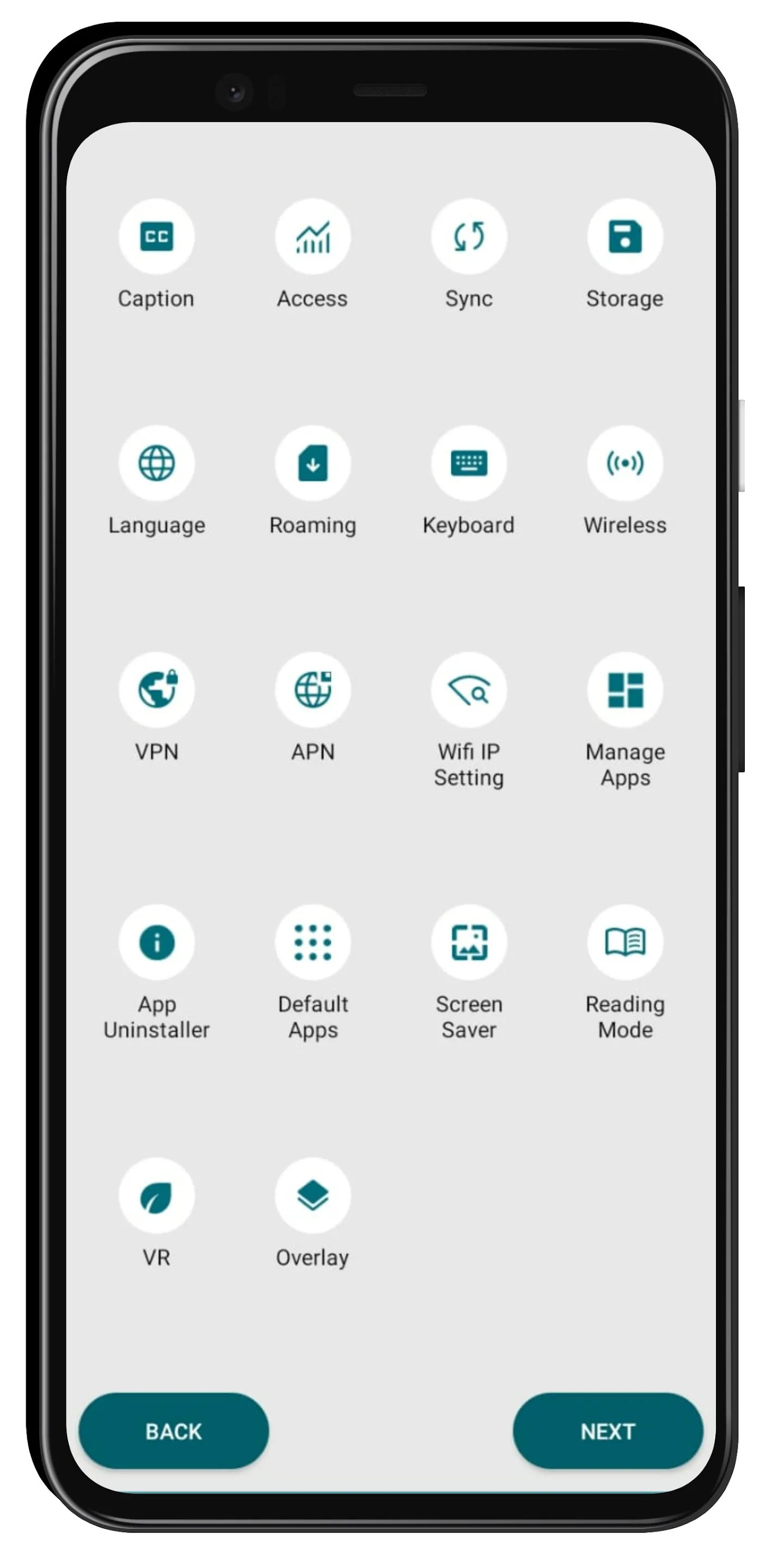 settings app - All settings | Indus Appstore | Screenshot