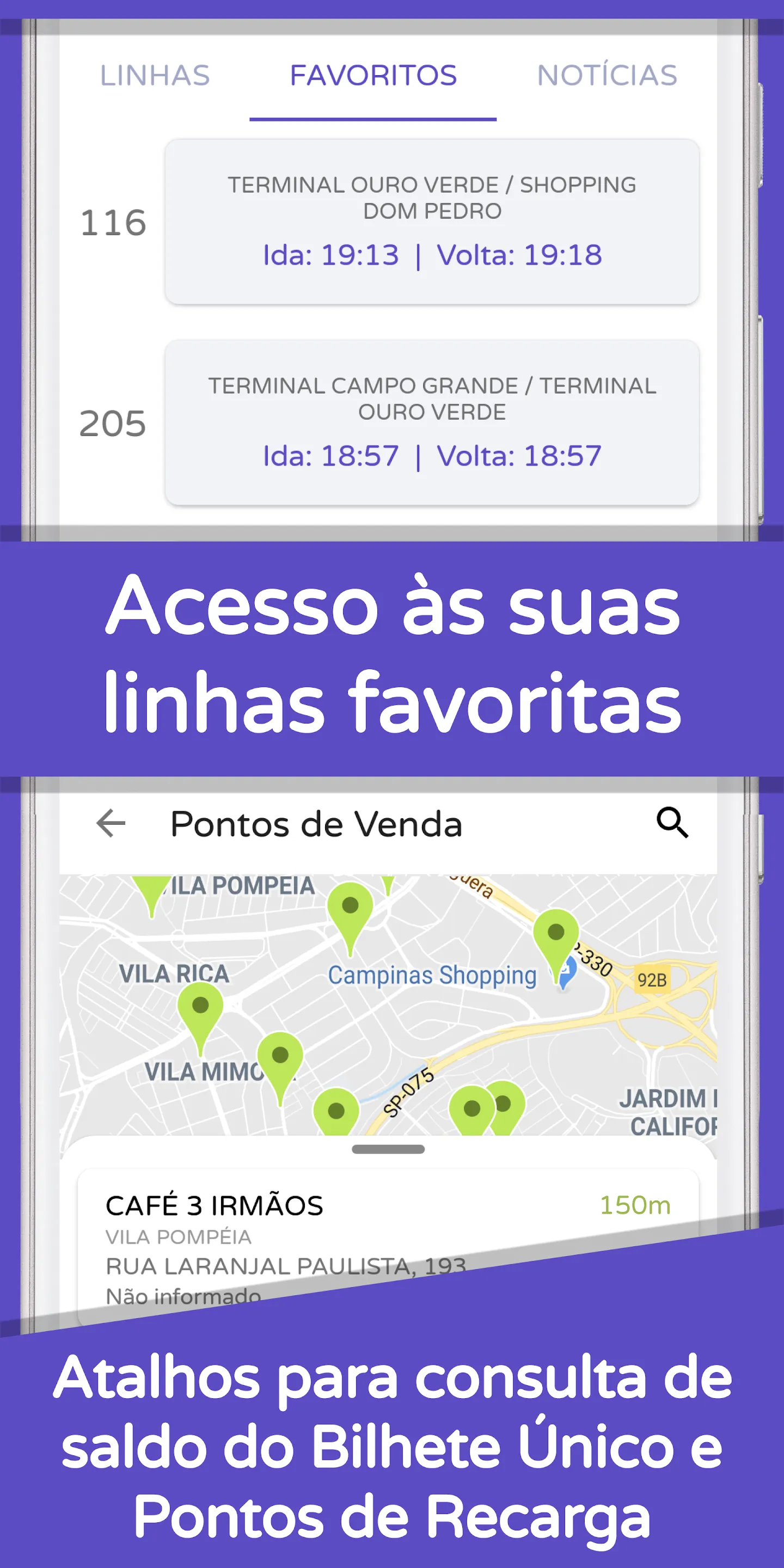 Public Bus Timetable Campinas | Indus Appstore | Screenshot