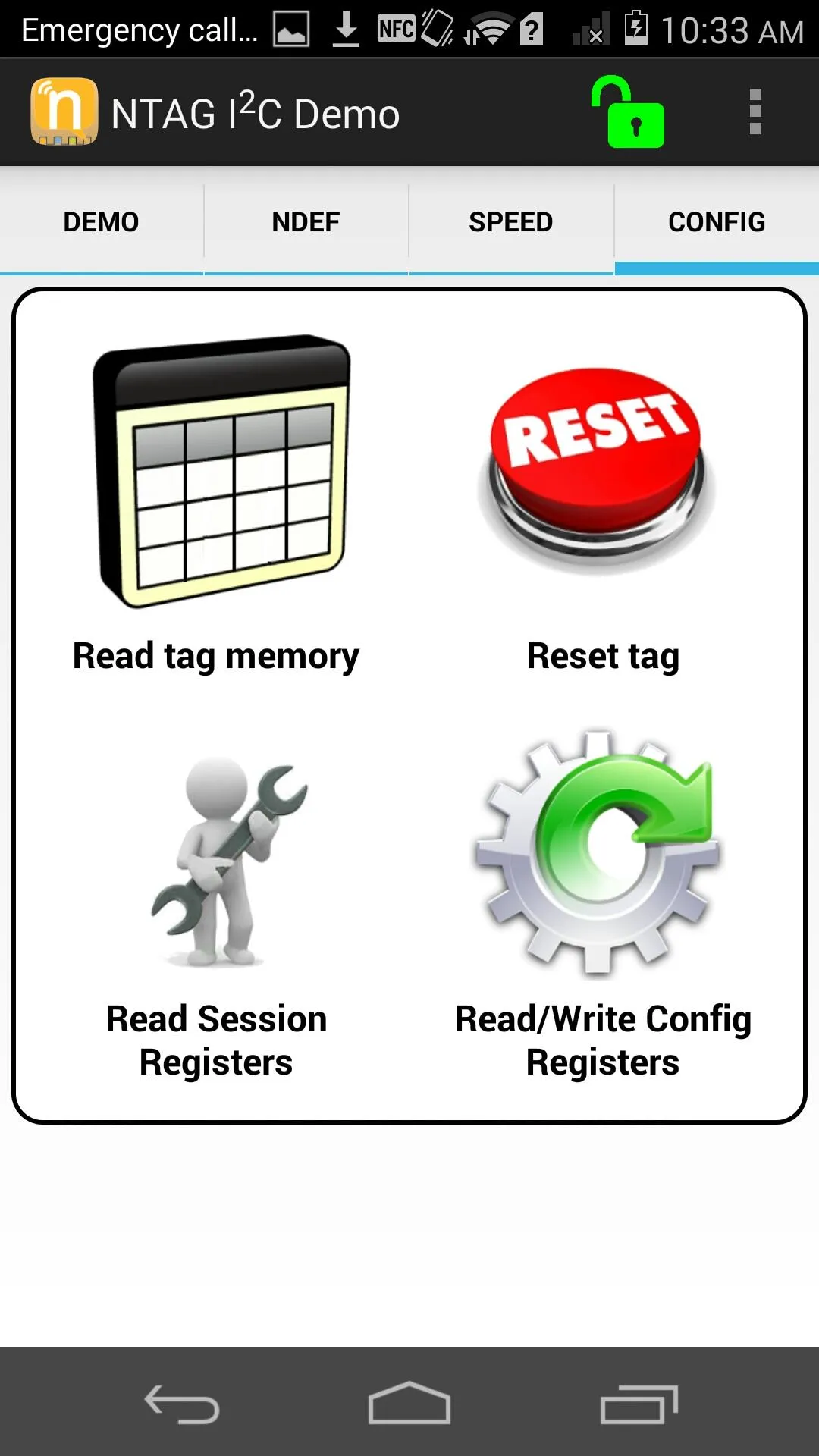 NTAG I2C Demoboard | Indus Appstore | Screenshot