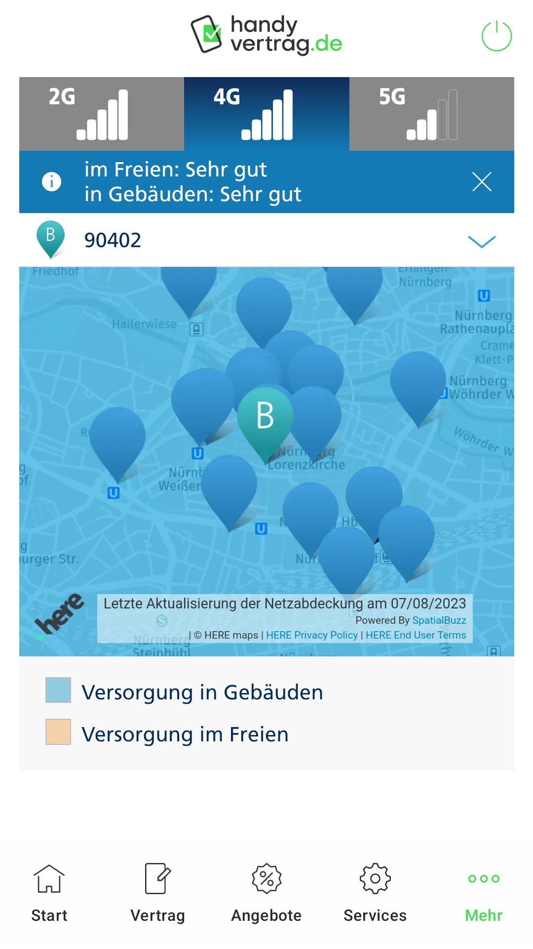 handyvertrag.de Servicewelt | Indus Appstore | Screenshot