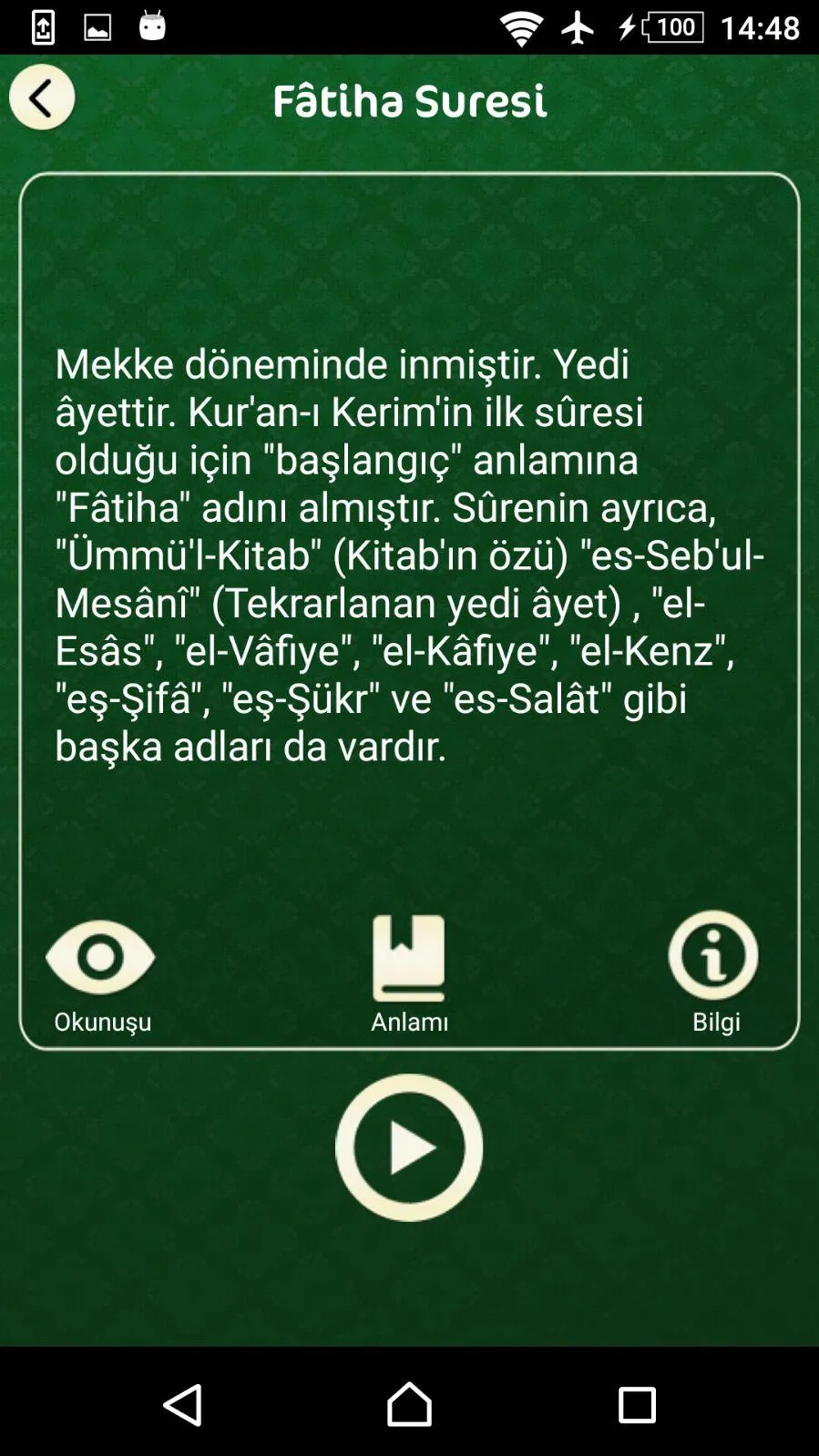 Kuran-ı Kerim - Sesli Sureler | Indus Appstore | Screenshot