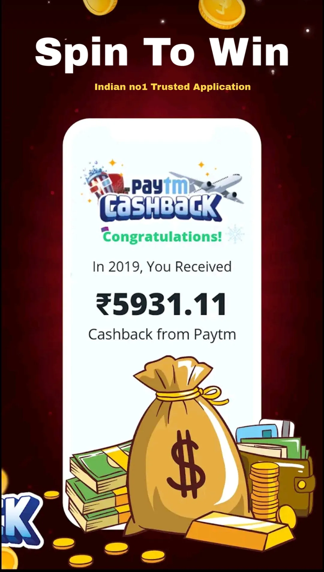 Spin To Win - Cash & Recharge | Indus Appstore | Screenshot