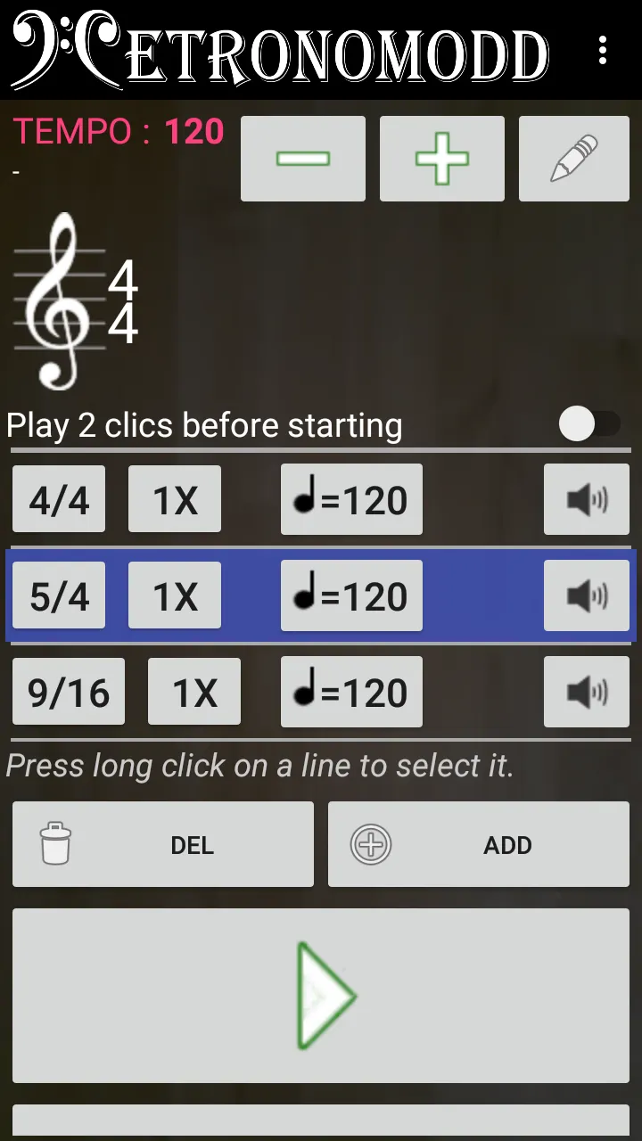 Programmable metronome | Indus Appstore | Screenshot