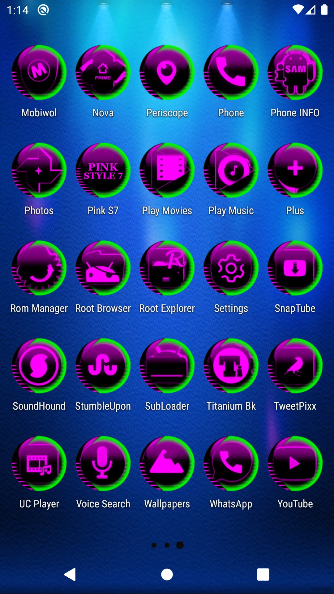 Pink Icon Pack Style 7 | Indus Appstore | Screenshot