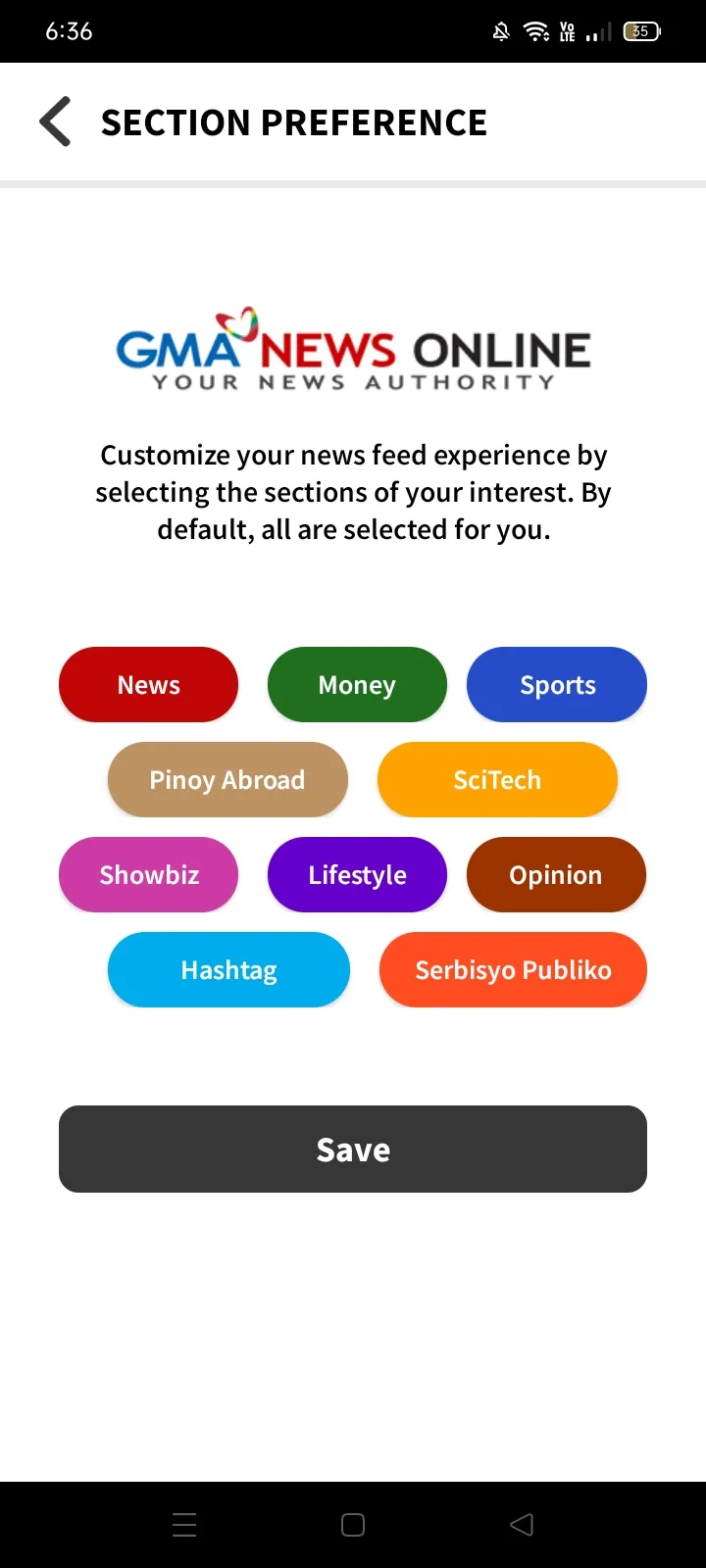 GMA News | Indus Appstore | Screenshot