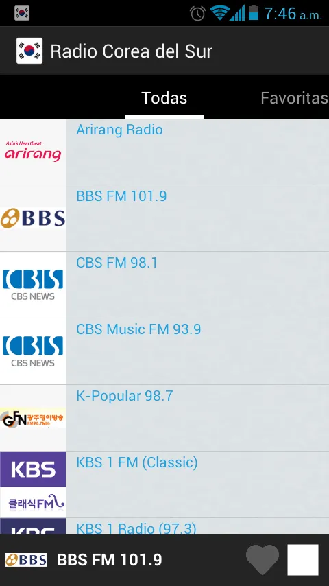 South Korea Radio | Indus Appstore | Screenshot