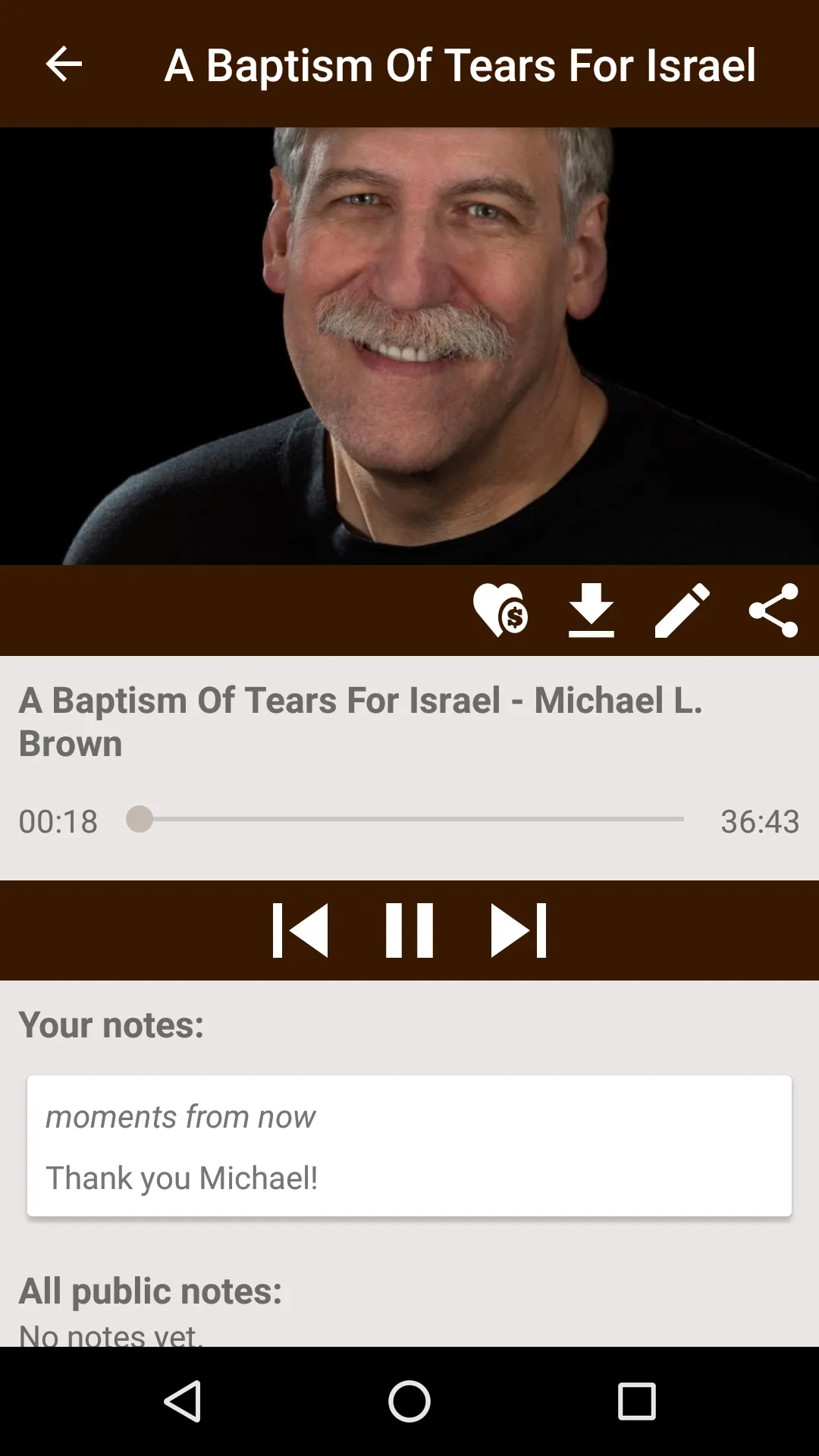 Michael L. Brown Sermons | Indus Appstore | Screenshot