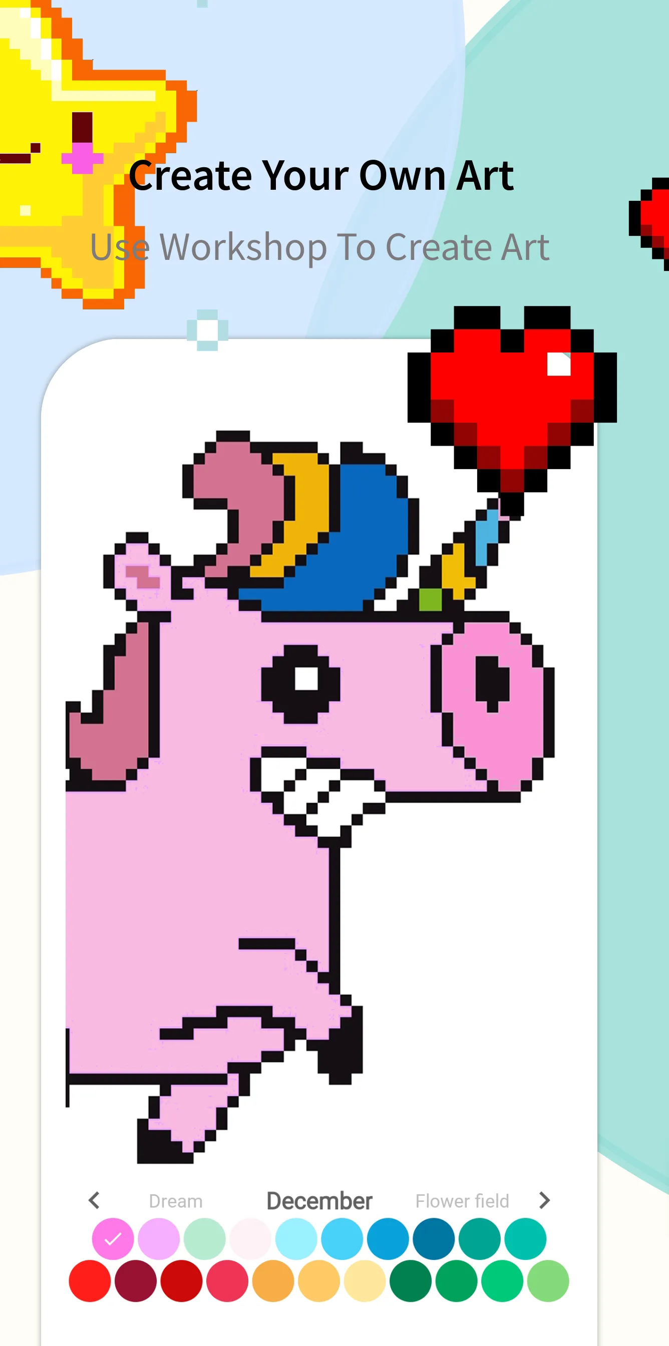 Pixel Unicorn: Color By Number | Indus Appstore | Screenshot