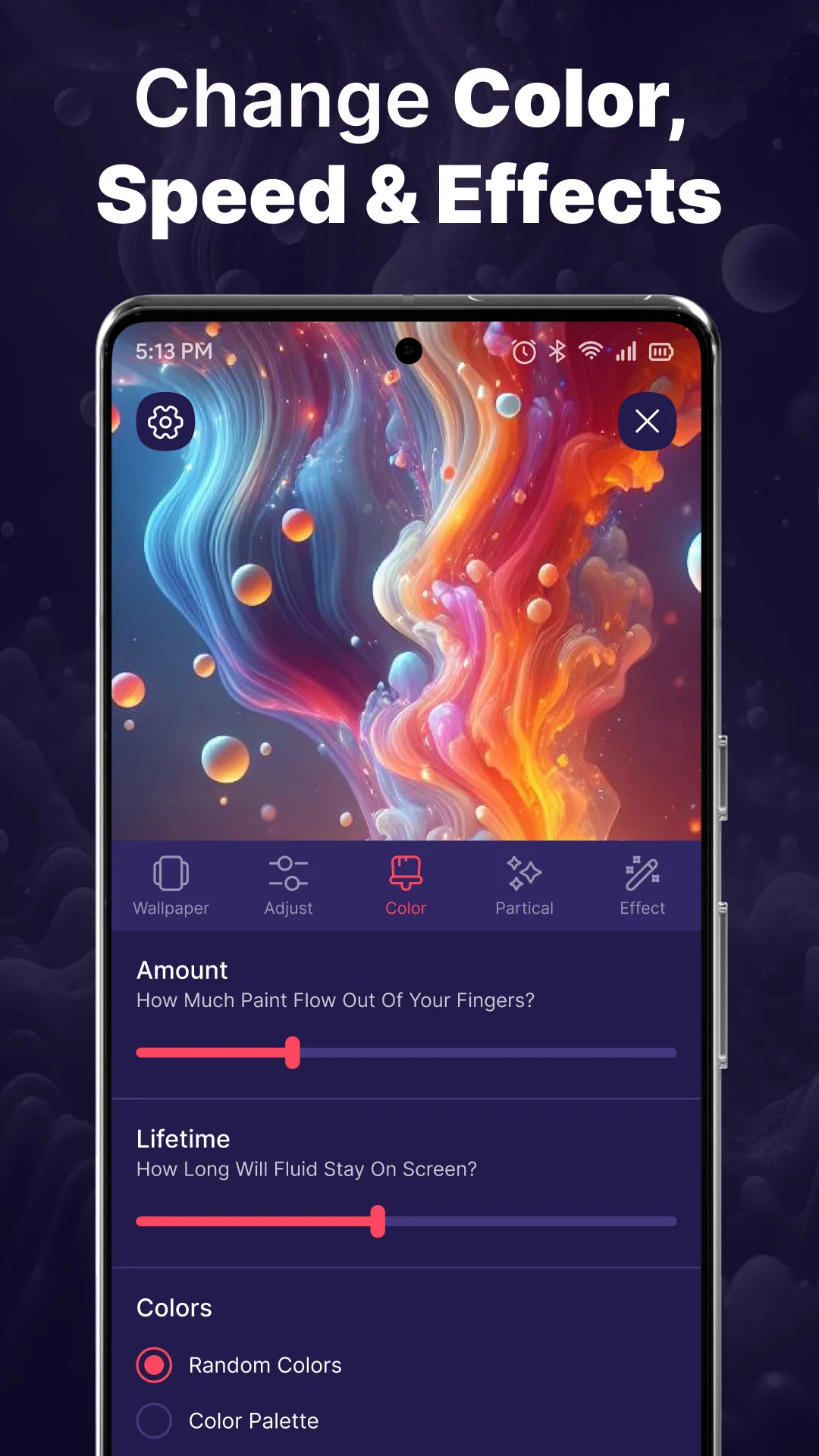 Fluid Live Wallpaper | Indus Appstore | Screenshot