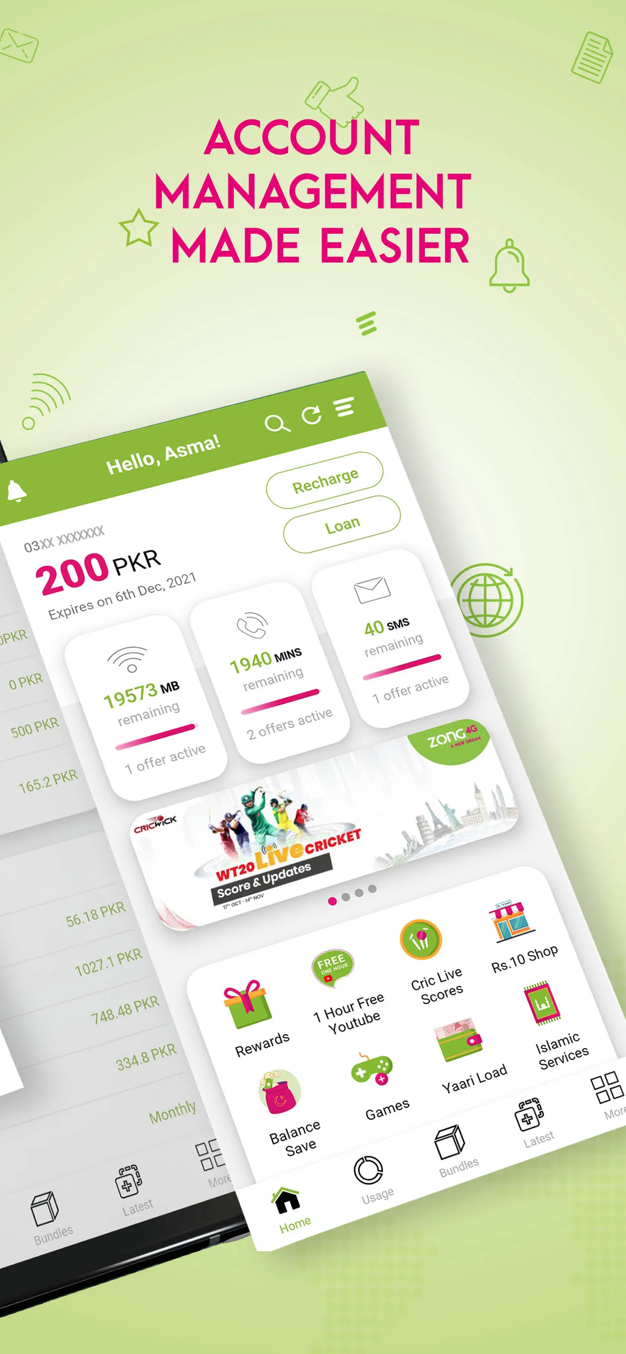 My Zong | Indus Appstore | Screenshot