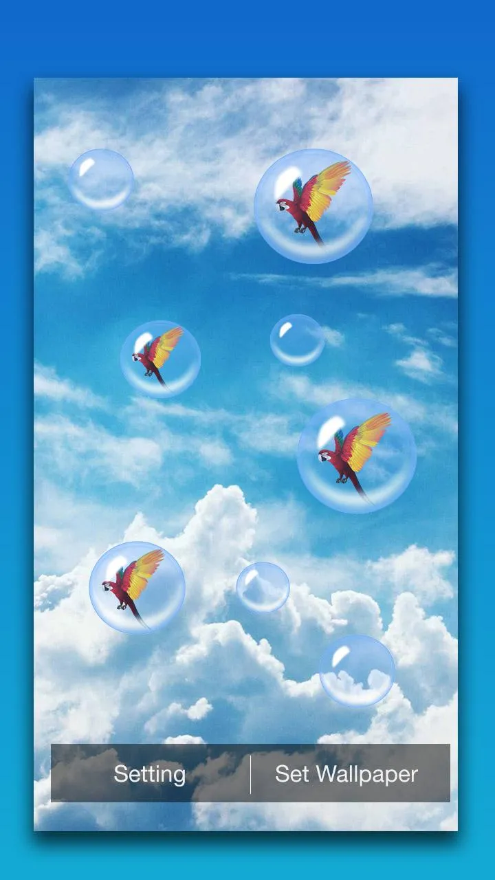 Blue Sky Live Wallpaper | Indus Appstore | Screenshot