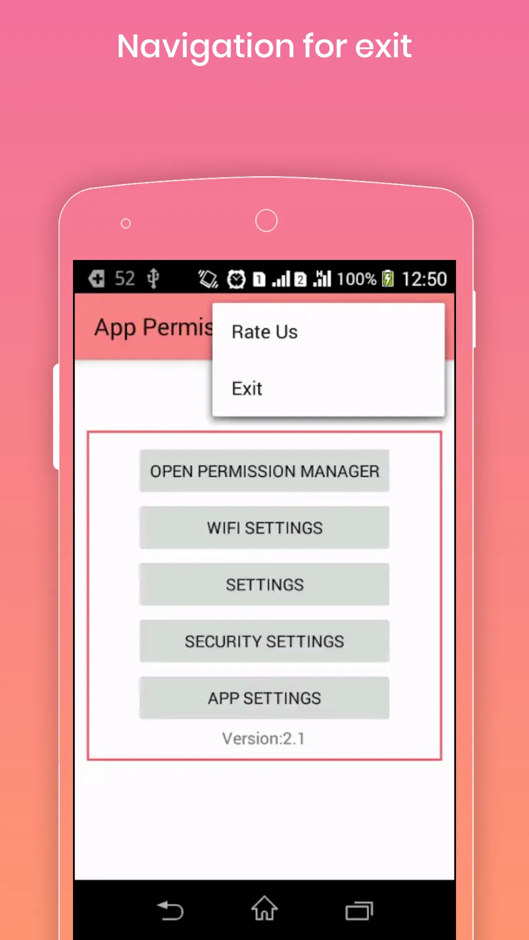 App permission manager | Indus Appstore | Screenshot