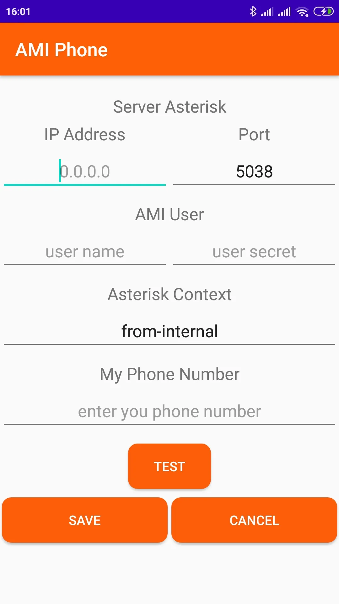 Asterisk AMI Phone | Indus Appstore | Screenshot