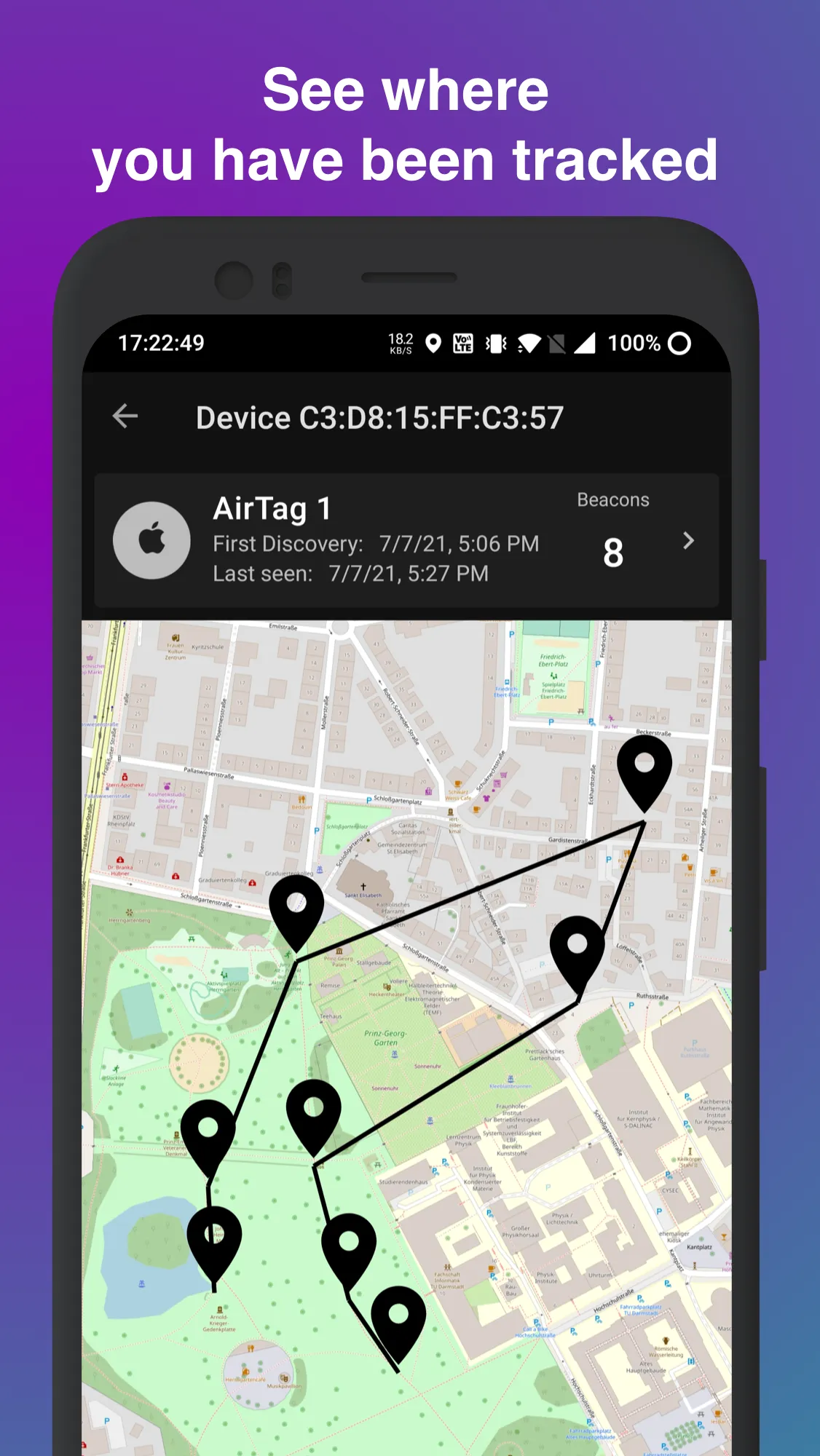 AirGuard - AirTag protection | Indus Appstore | Screenshot