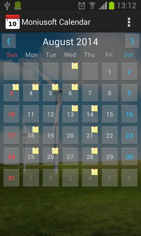 Moniusoft Calendar | Indus Appstore | Screenshot