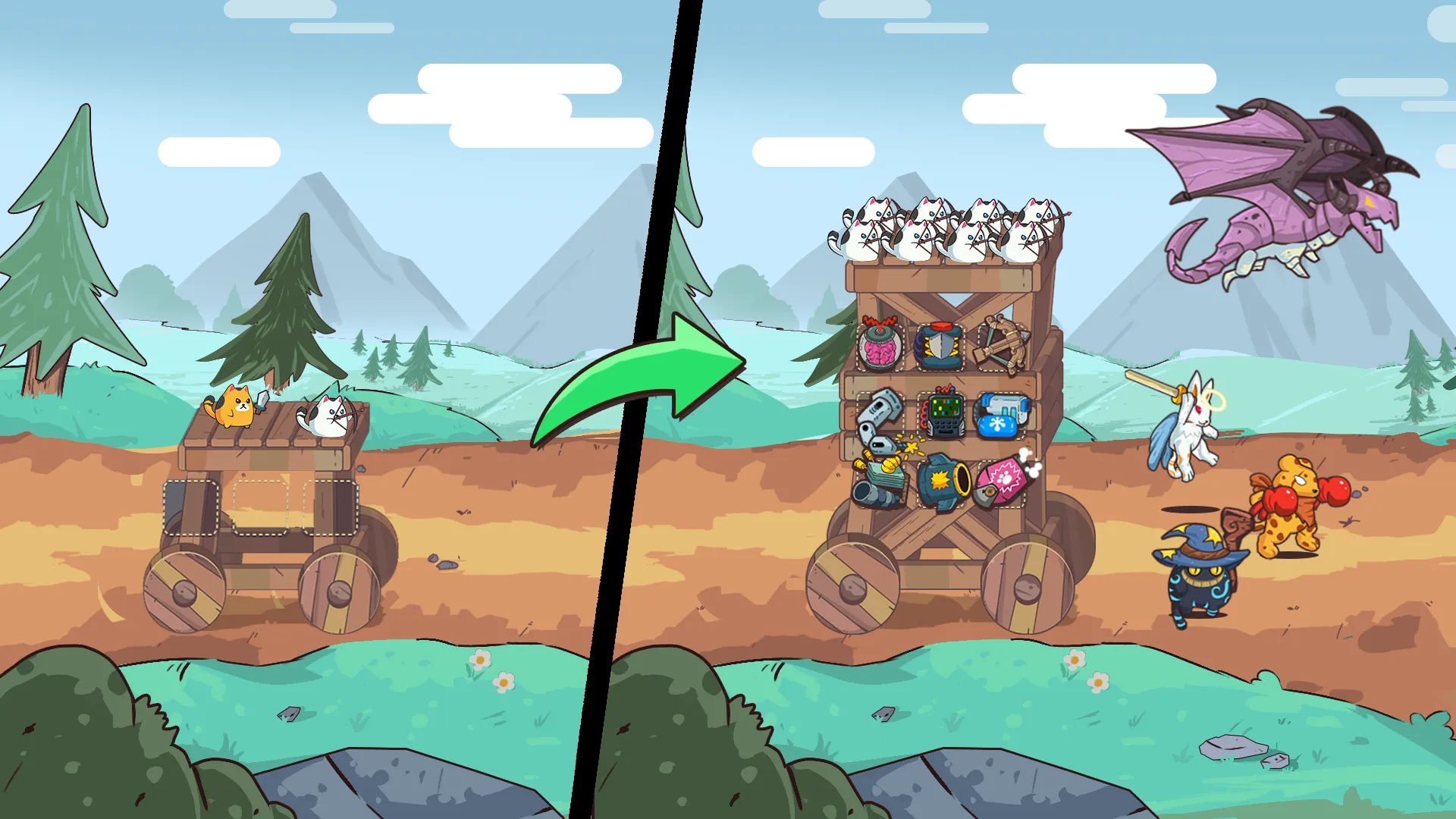 CatnRobot Idle TD: Battle Cat | Indus Appstore | Screenshot