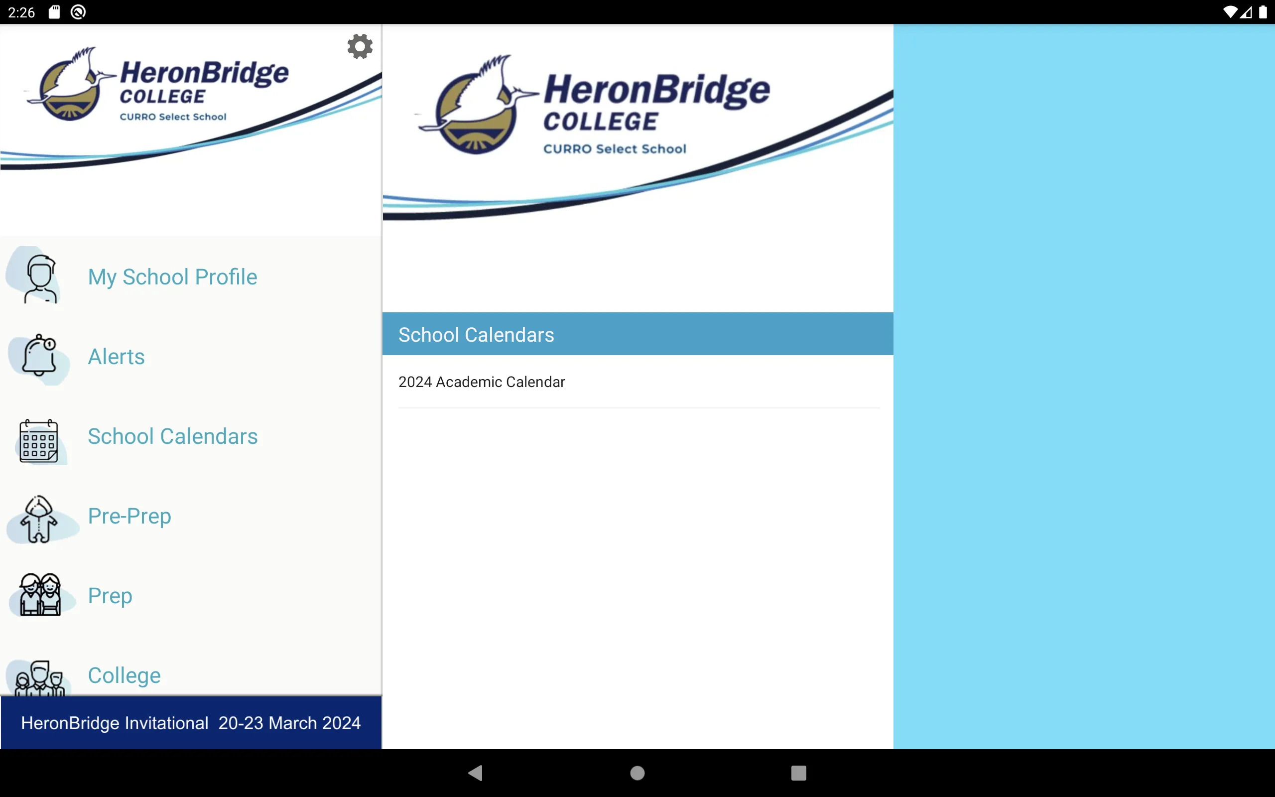 HeronBridge College | Indus Appstore | Screenshot