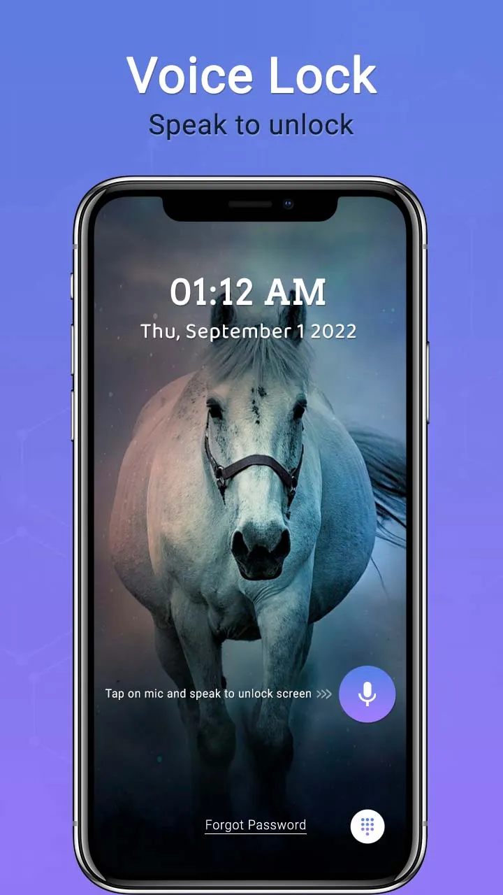 Voice Lock Screen - PIN Lock | Indus Appstore | Screenshot