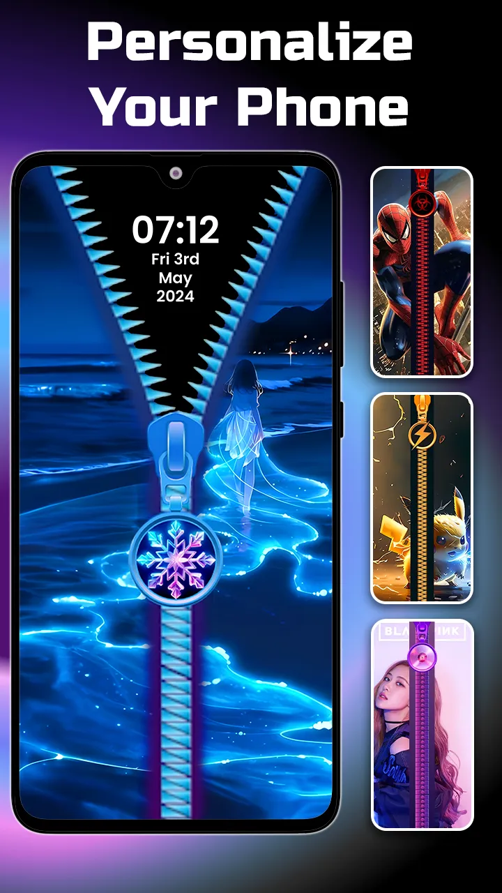 Zip Screen Lock Wallpapers App | Indus Appstore | Screenshot