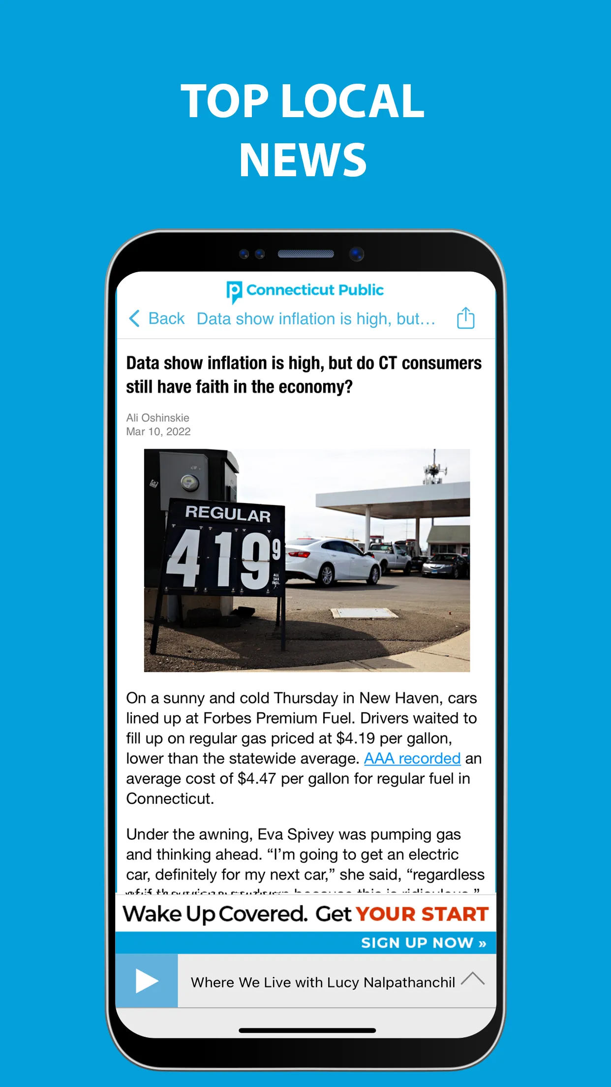 The Connecticut Public App | Indus Appstore | Screenshot