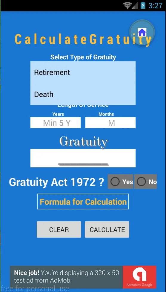 Gratuity Pension Calculator | Indus Appstore | Screenshot