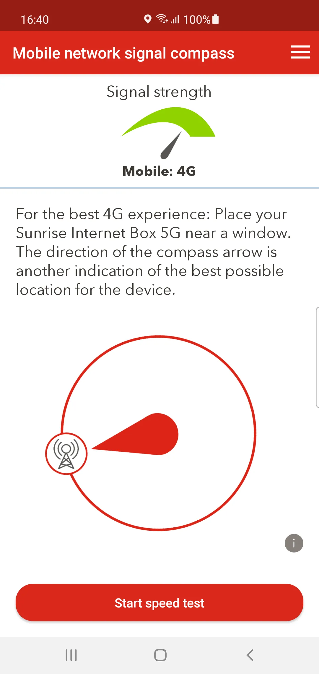 Sunrise Mobile Network | Indus Appstore | Screenshot