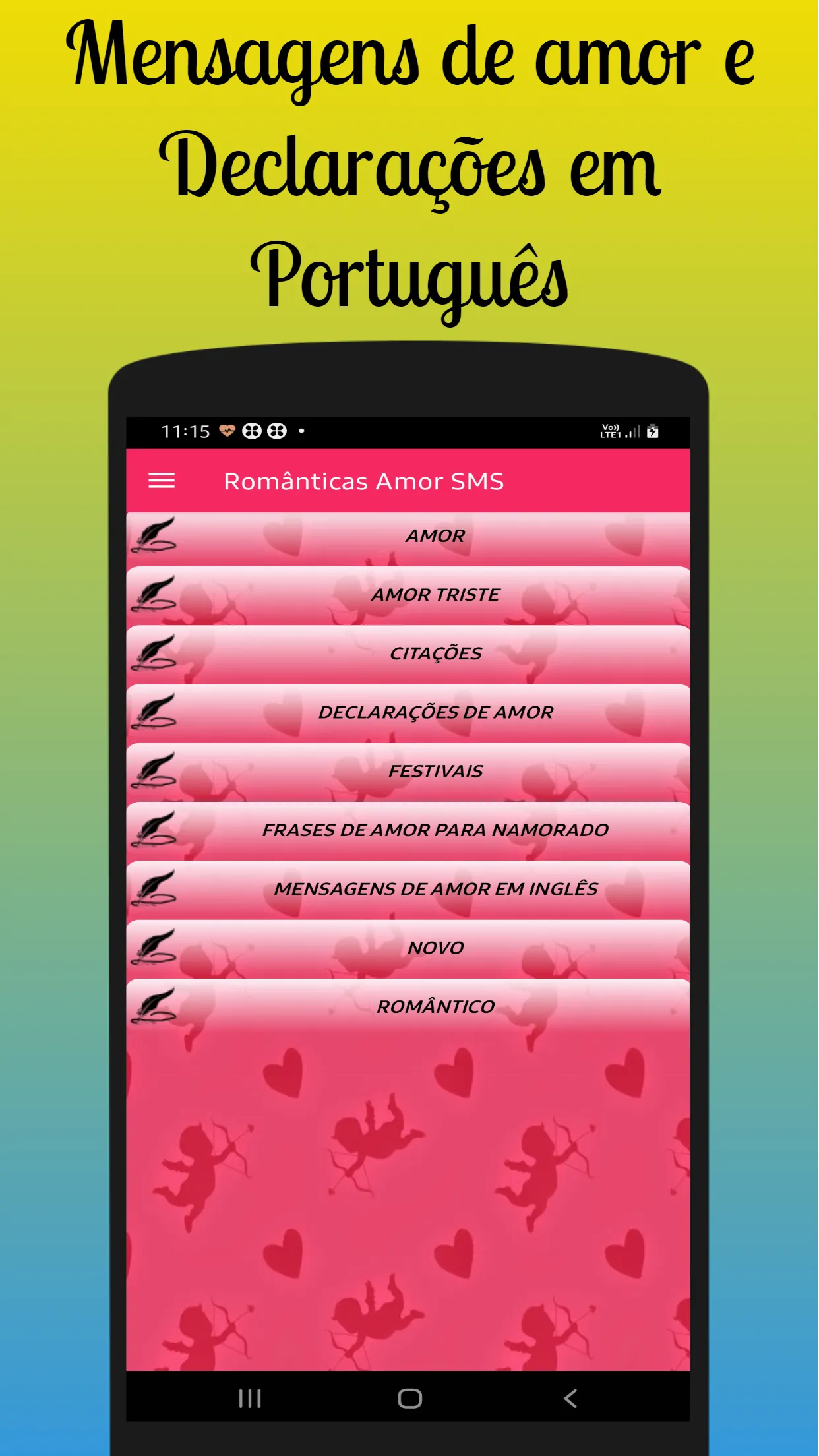 Mensagen de amor e Declarações | Indus Appstore | Screenshot