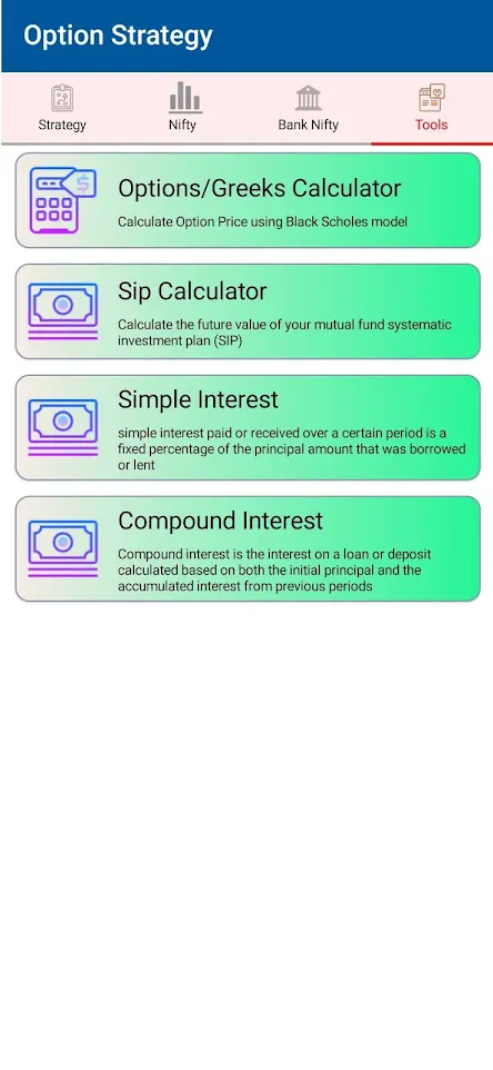 Future and Option strategy Ana | Indus Appstore | Screenshot