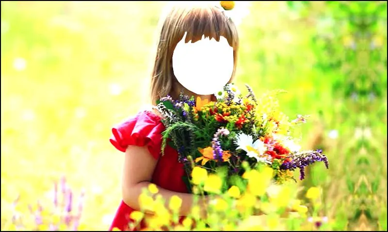 Girls With Flowers PhotoFrames | Indus Appstore | Screenshot