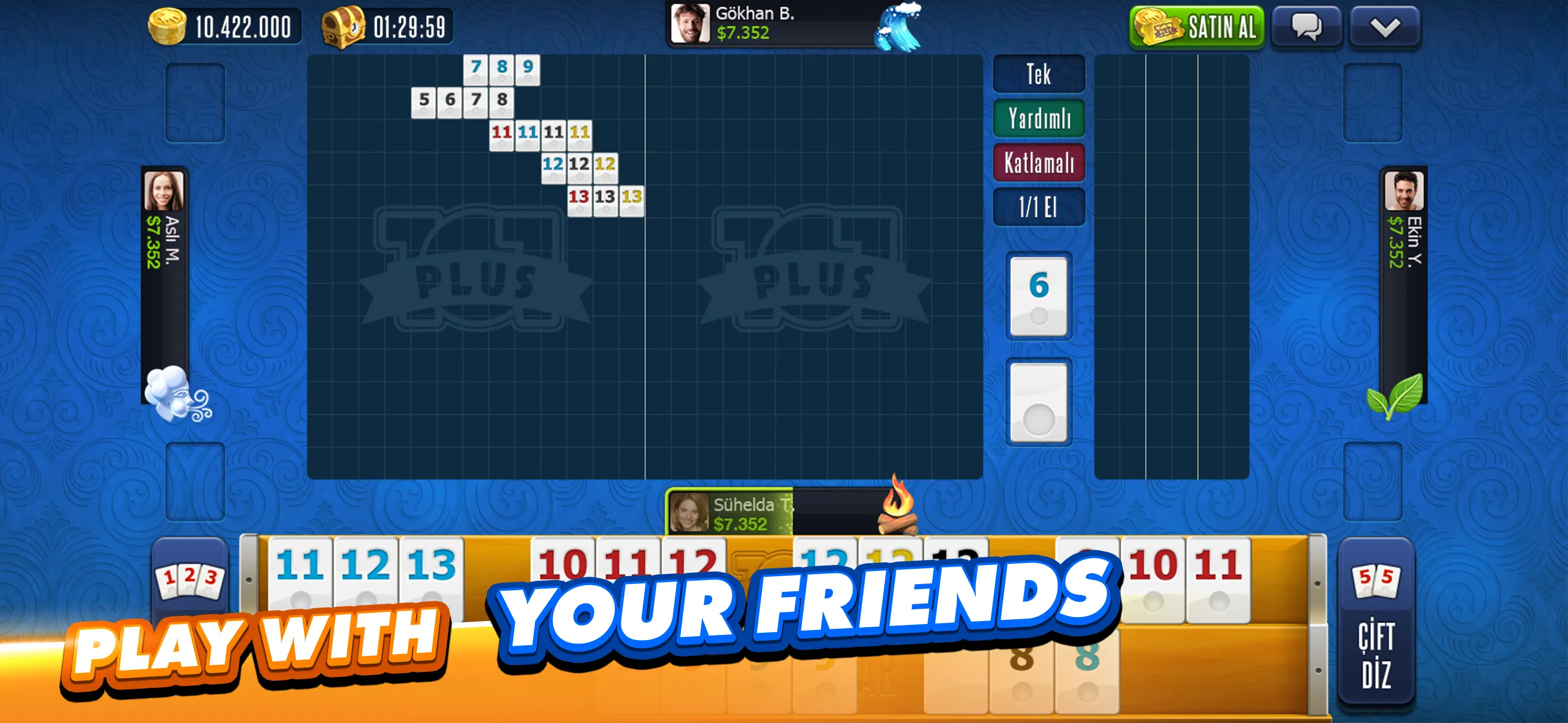 101 Okey Plus Rummy Board Game | Indus Appstore | Screenshot