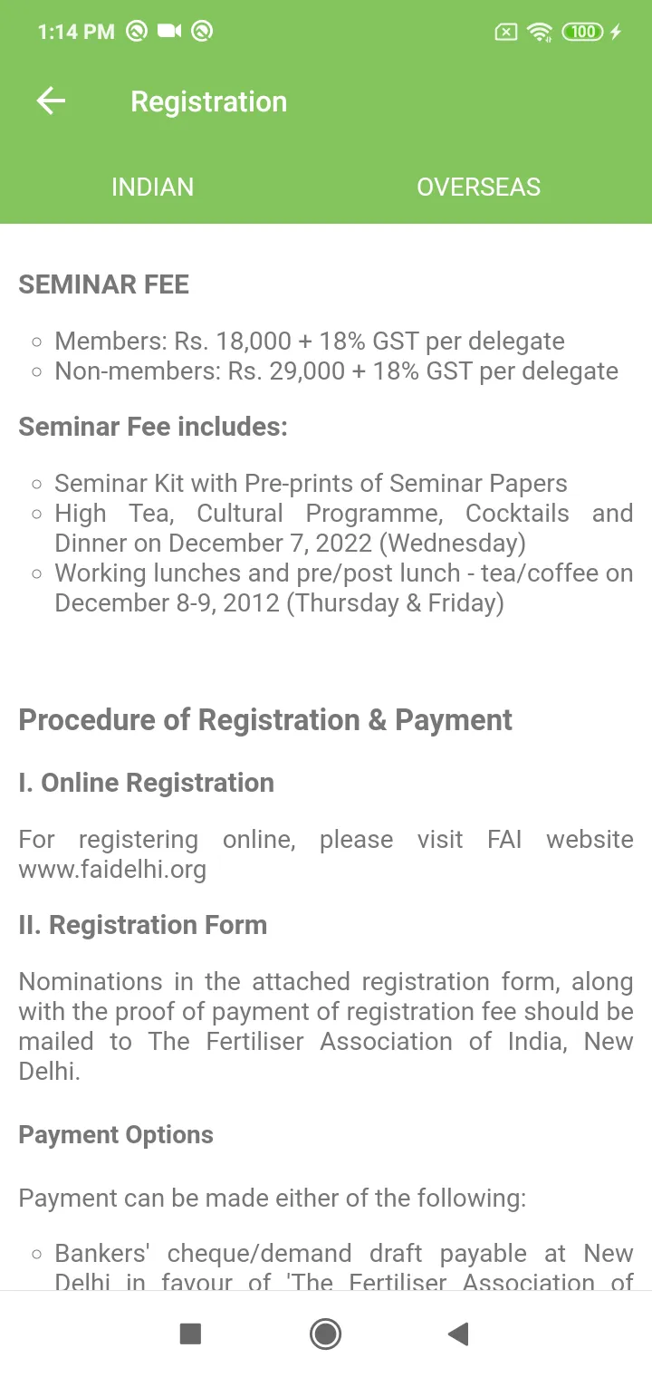 FAI Seminar | Indus Appstore | Screenshot