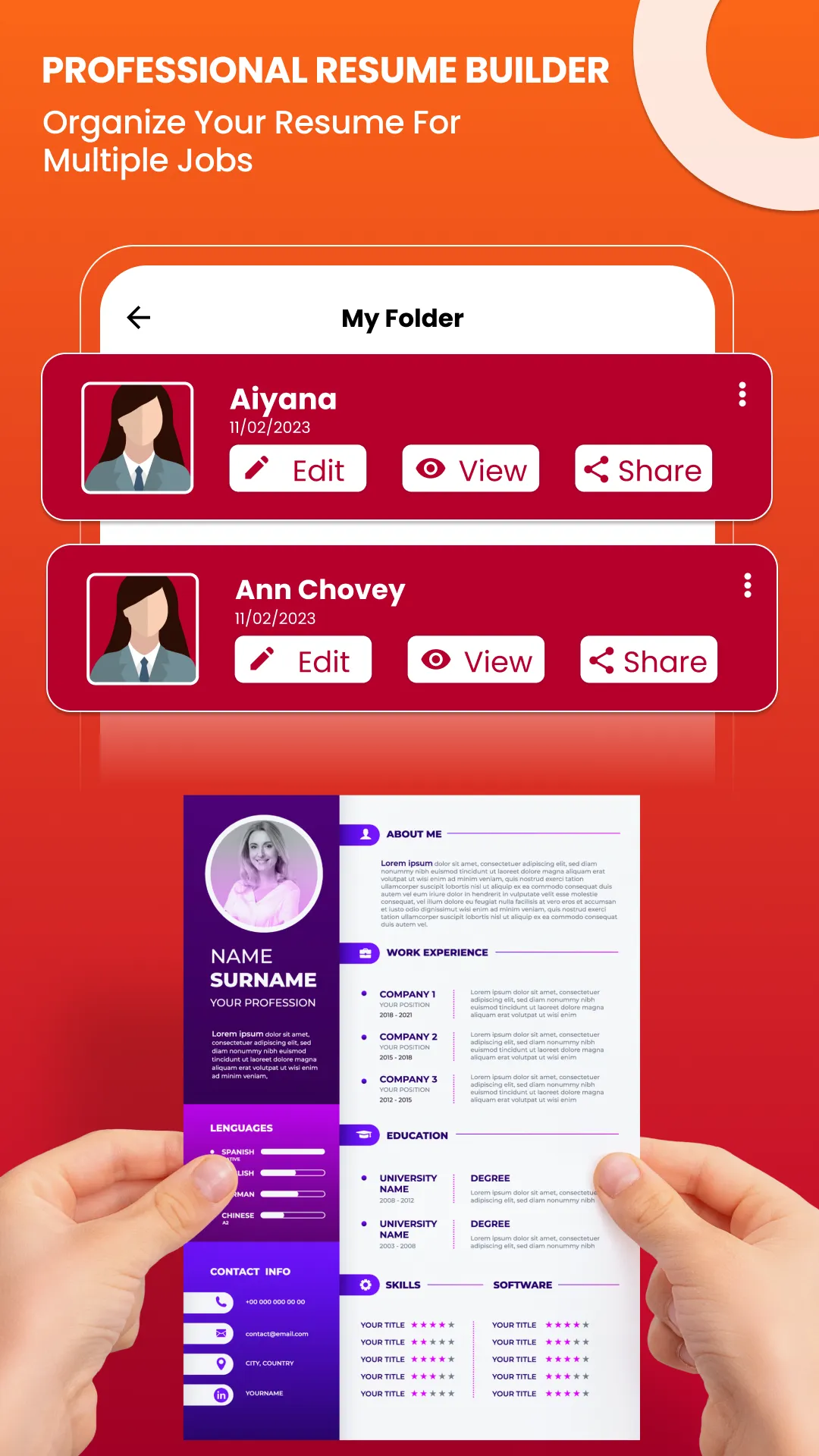 Ai Resume Builder: CV Maker | Indus Appstore | Screenshot