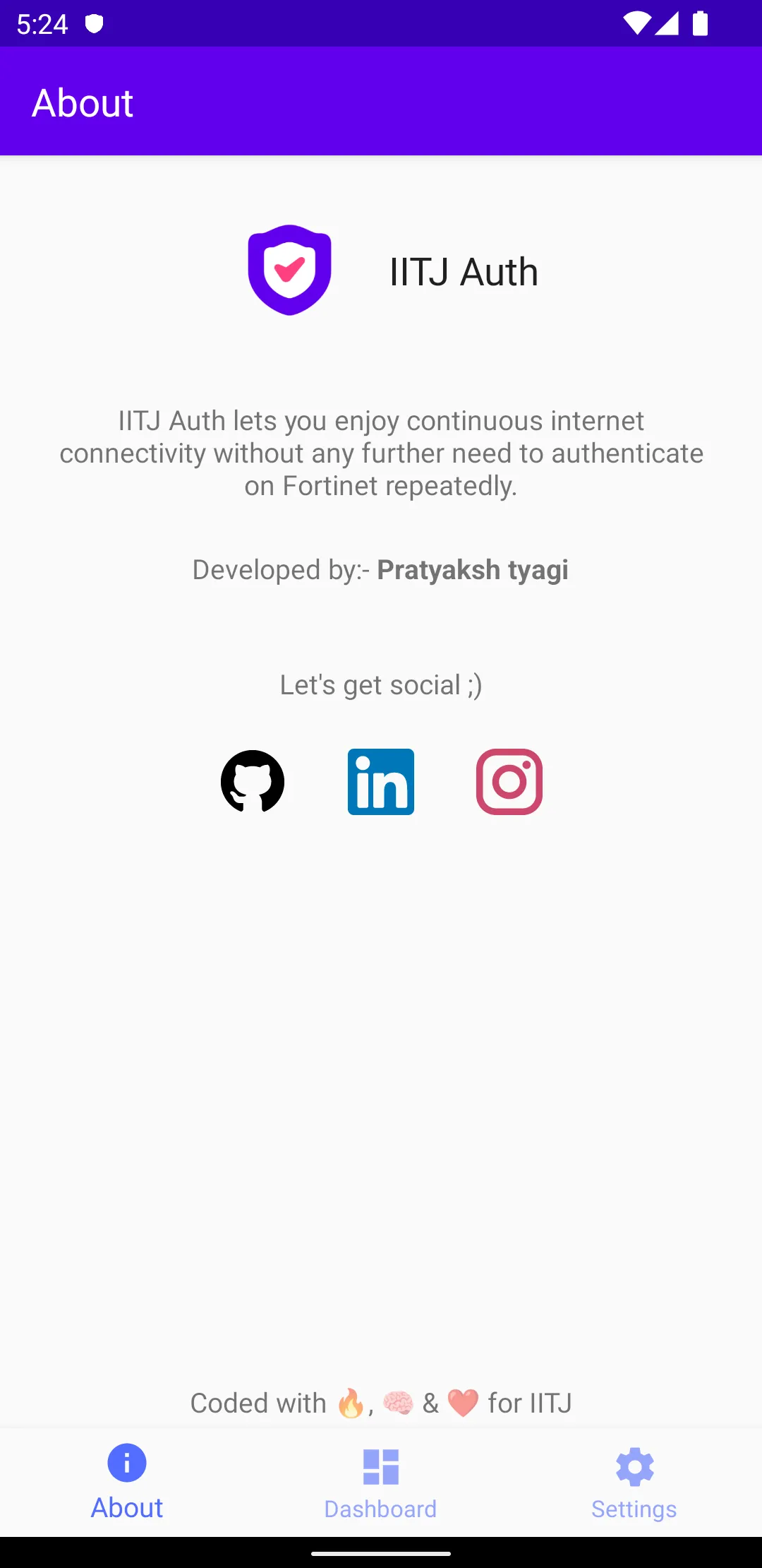 IITJ Auth | Indus Appstore | Screenshot