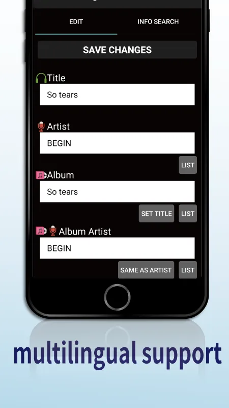 TK Music Tag Editor | Indus Appstore | Screenshot