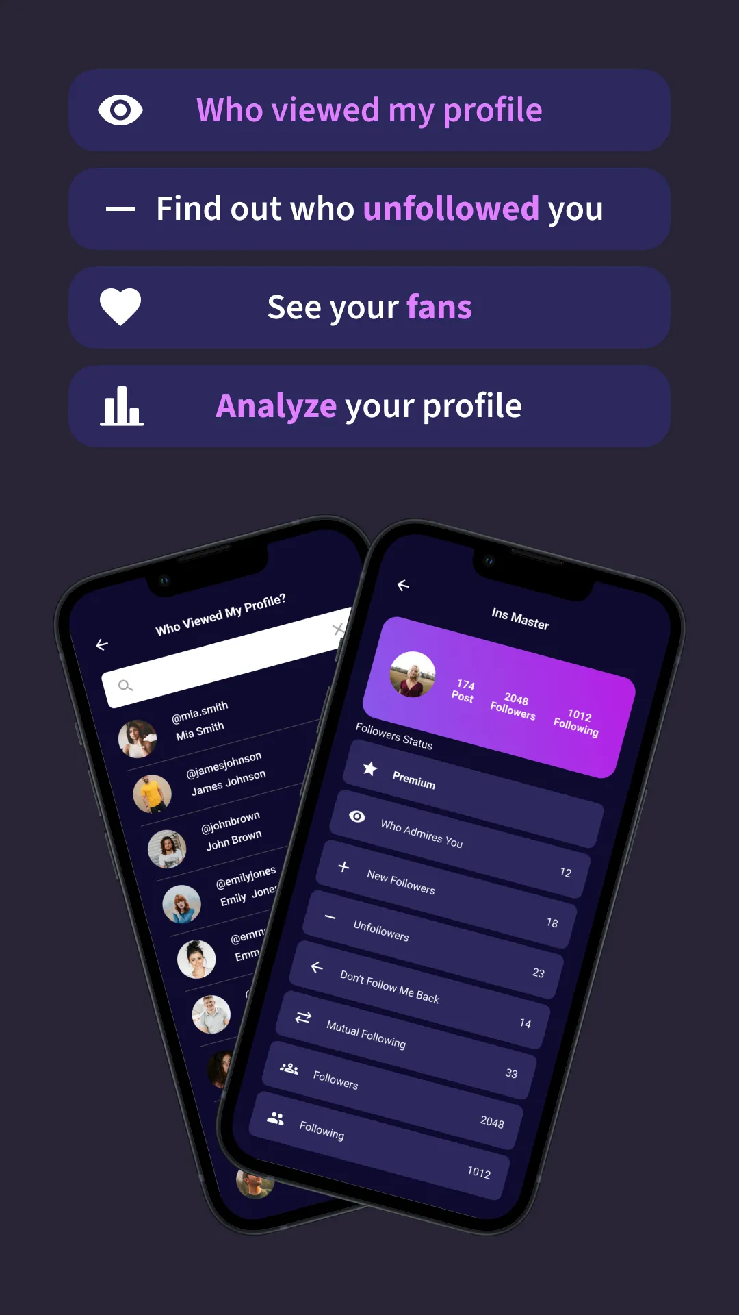 InsMaster - Follower Analyzer | Indus Appstore | Screenshot