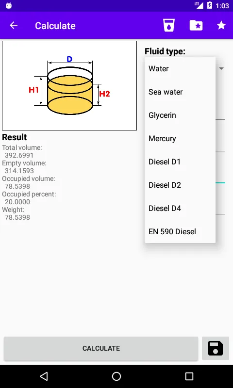 Volume Calc - Capacity Of Tank | Indus Appstore | Screenshot