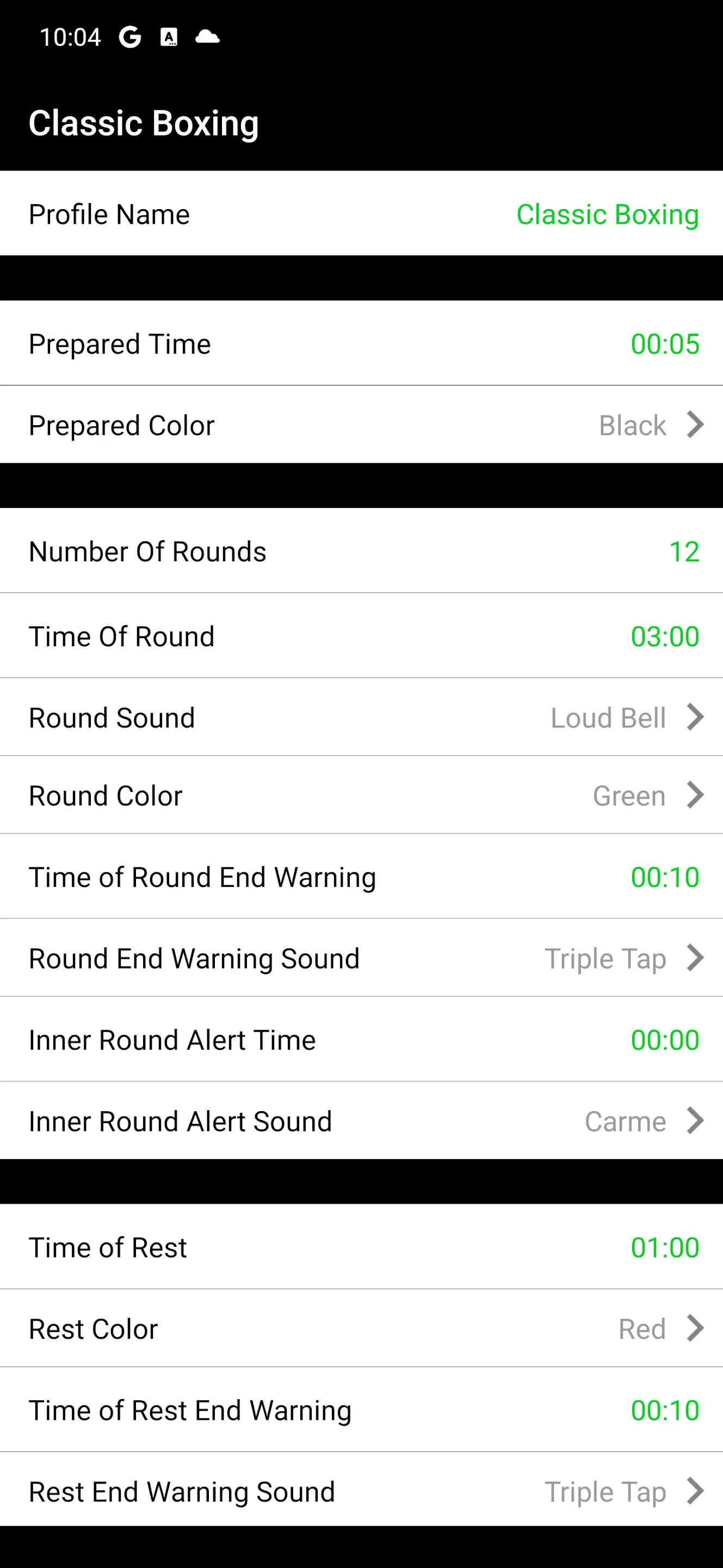 Gymborg Boxing Timer | Indus Appstore | Screenshot