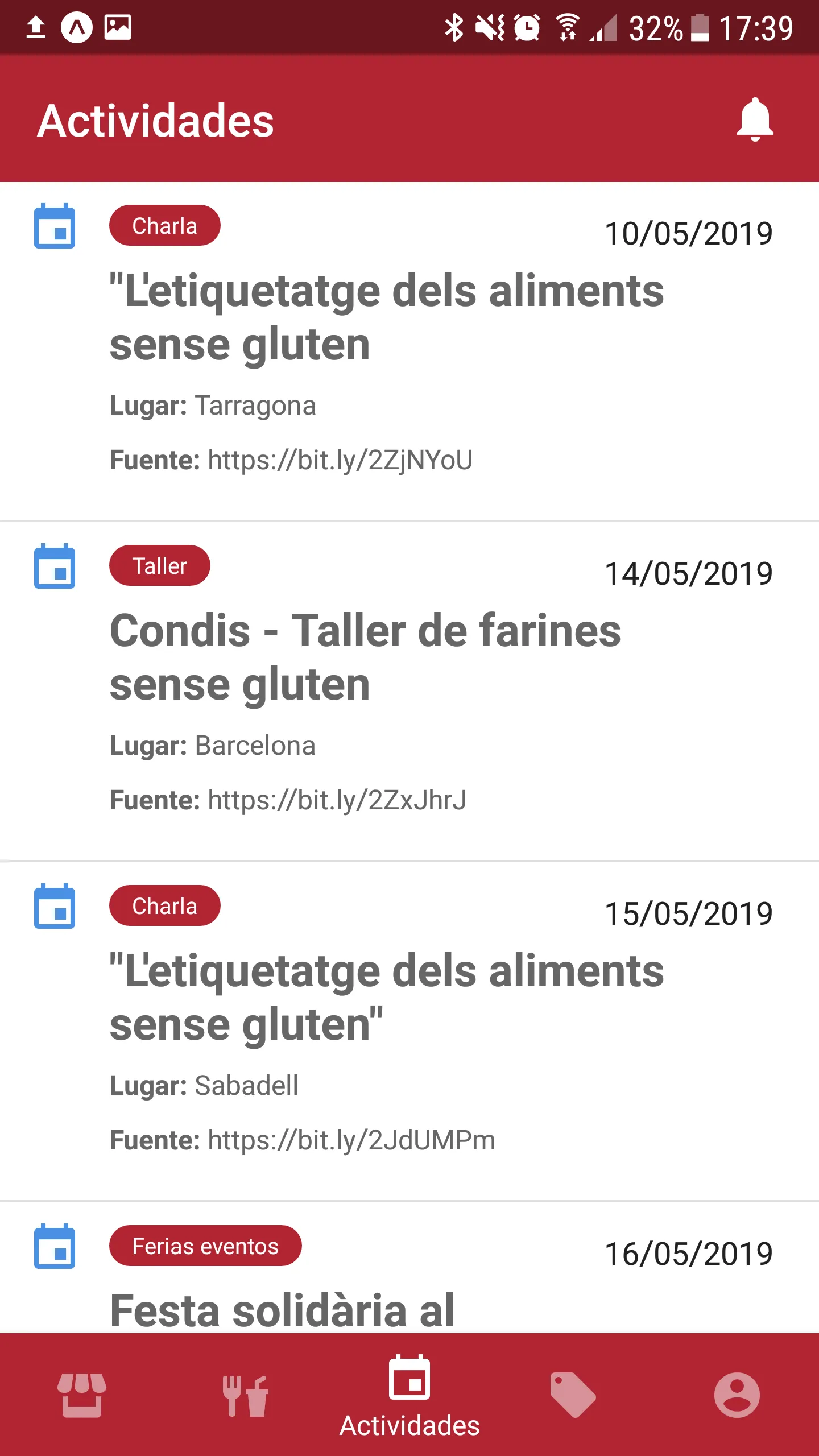 Celiacs de Catalunya | Indus Appstore | Screenshot