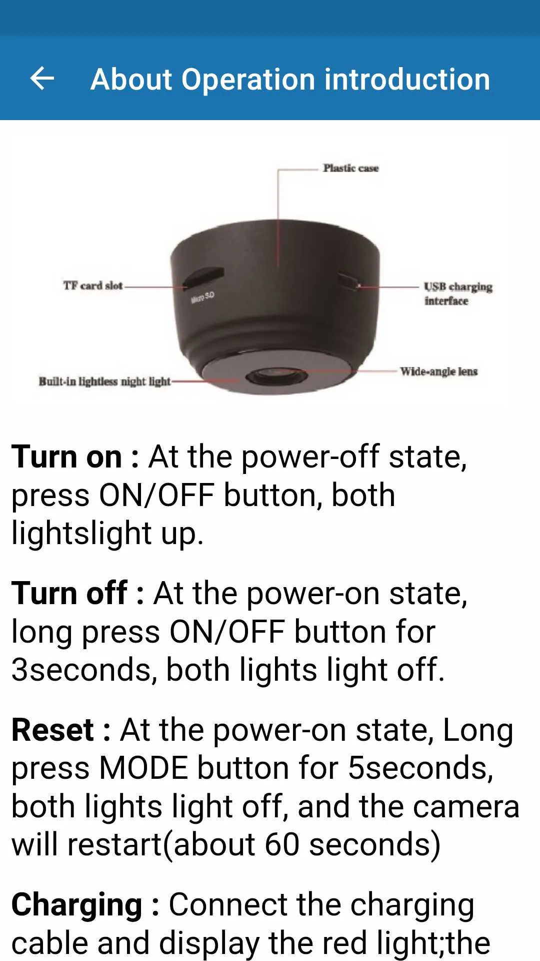 A9 Mini Wifi HD Camera Guide | Indus Appstore | Screenshot