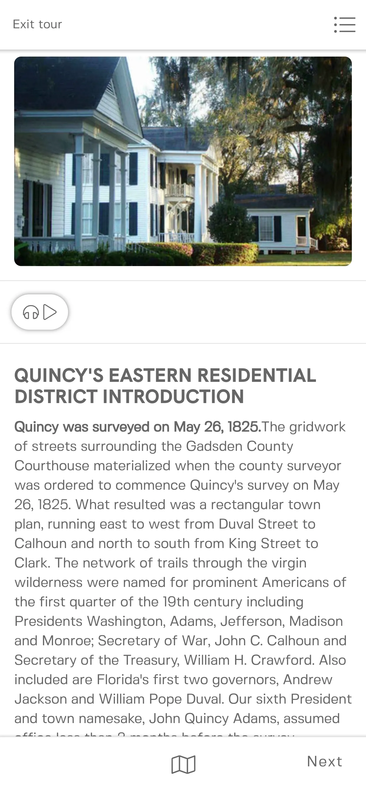 Historic Quincy Walking Tour | Indus Appstore | Screenshot