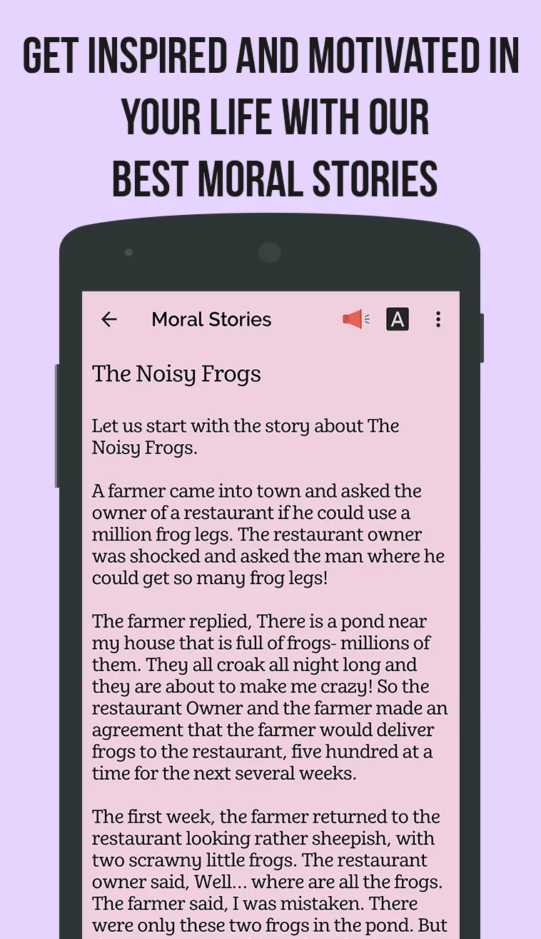 Bedtime Short Moral Stories | Indus Appstore | Screenshot