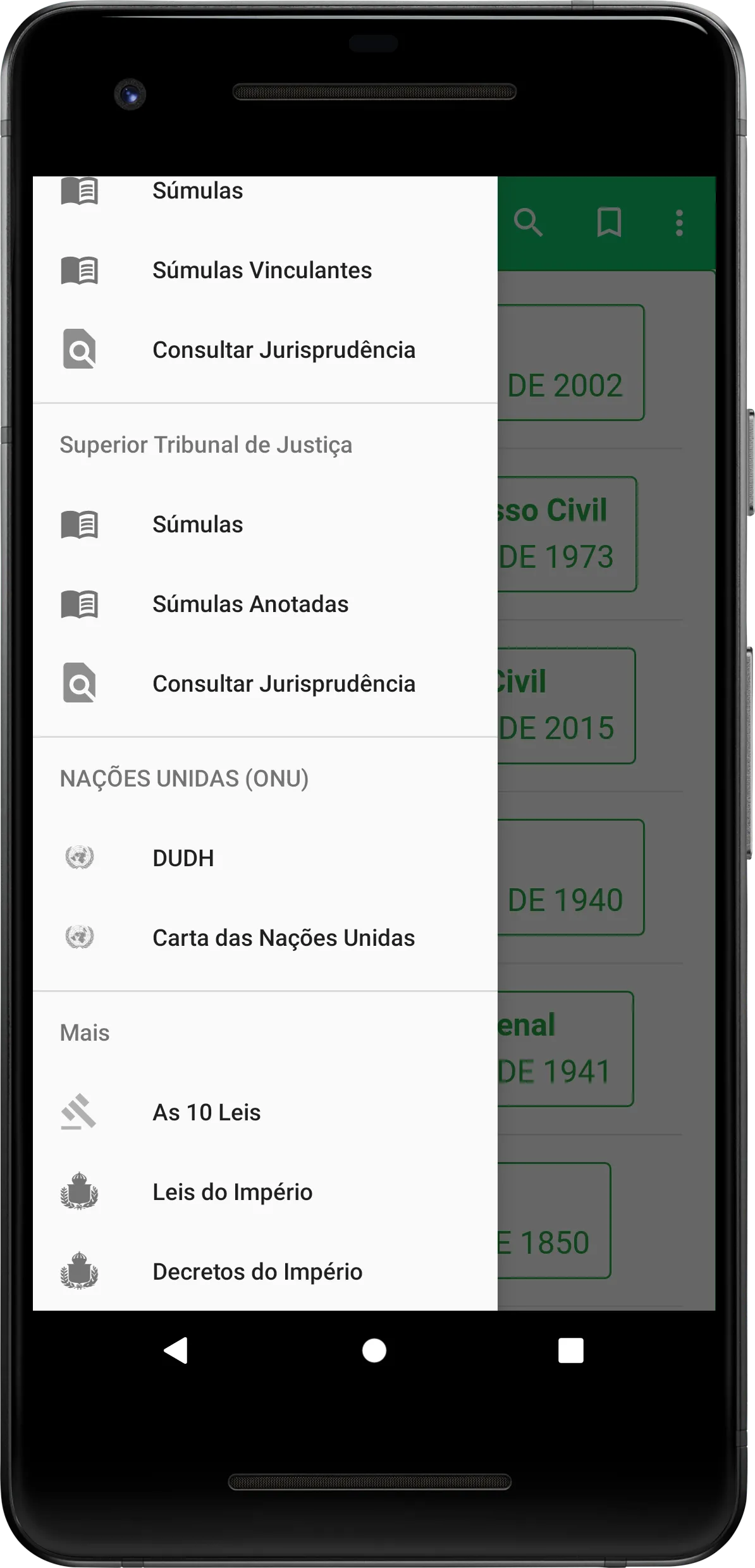 AsLeis - Legislação | Indus Appstore | Screenshot