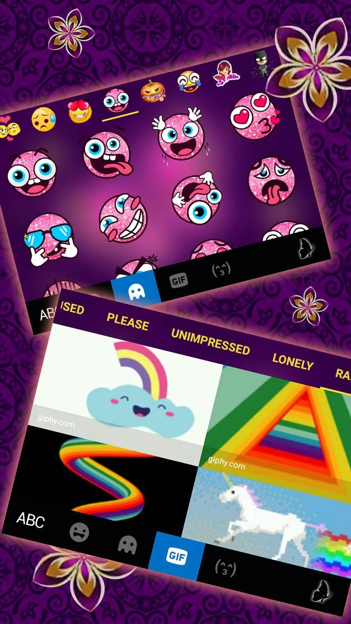 Purple Butterflies Theme | Indus Appstore | Screenshot