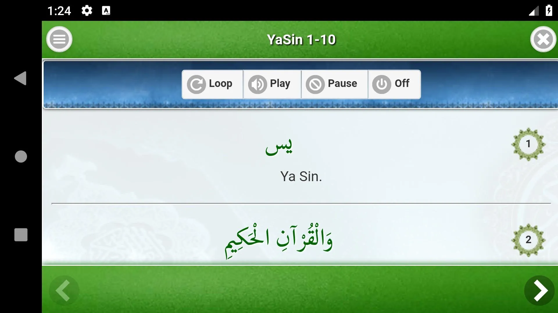 Yasin, Al-Waqi'ah, Al-Mulk (Of | Indus Appstore | Screenshot