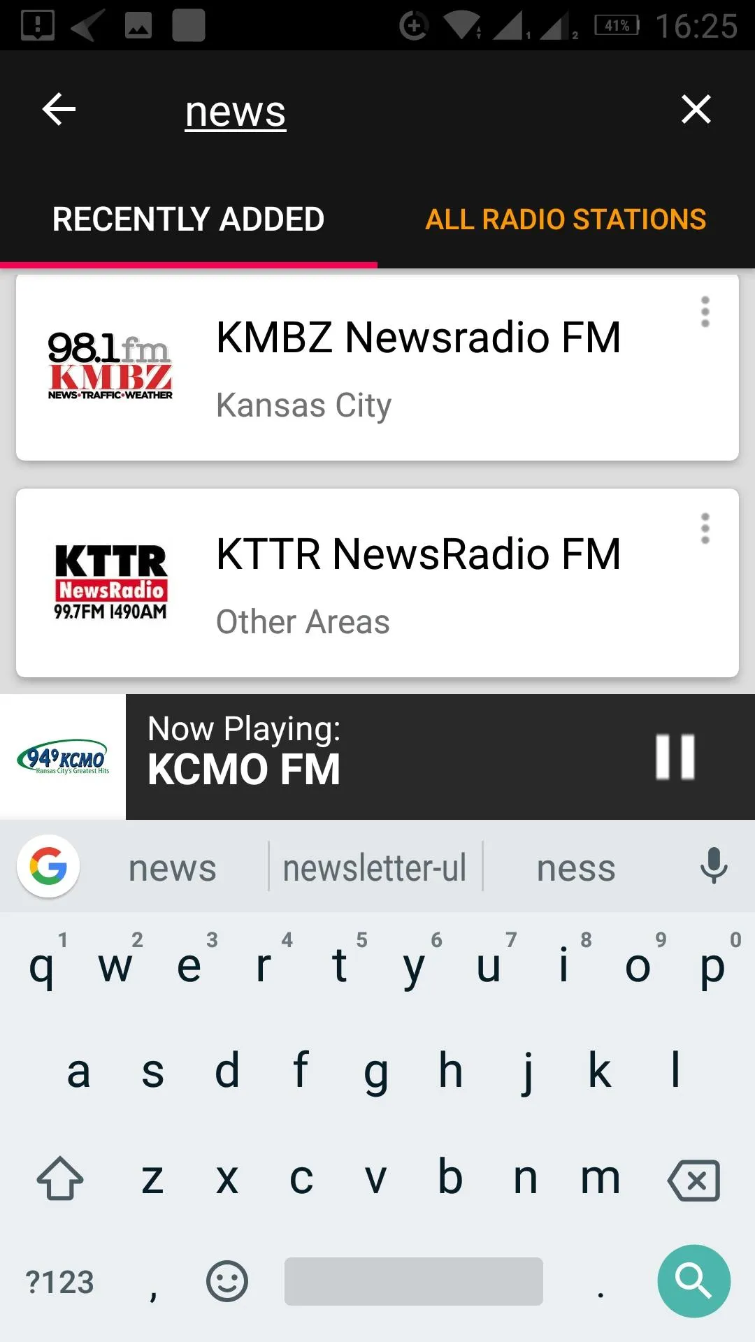 Missouri Radio Stations - USA | Indus Appstore | Screenshot