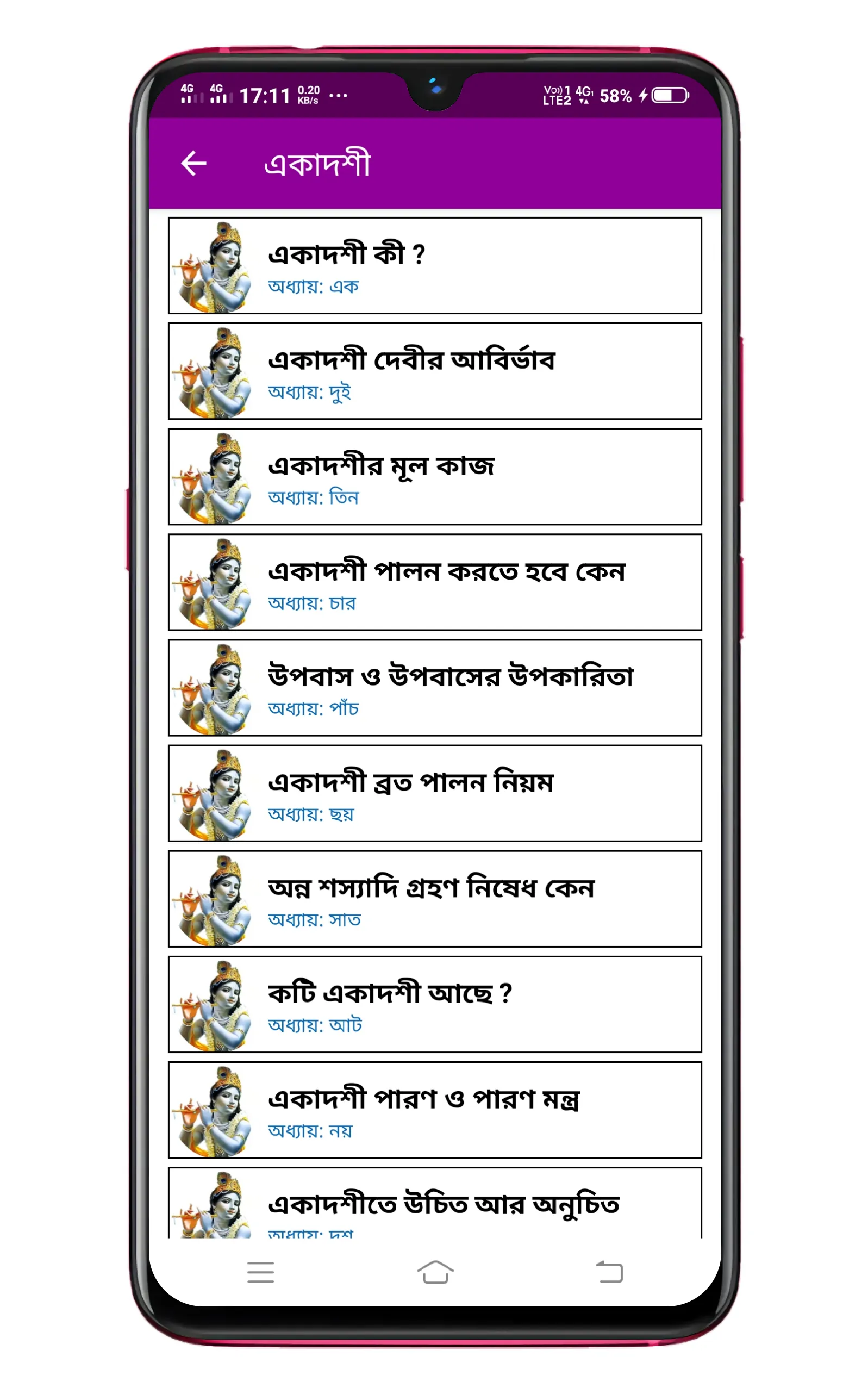 একাদশী সময়সূচী 2022 মাহাত্ম্য | Indus Appstore | Screenshot