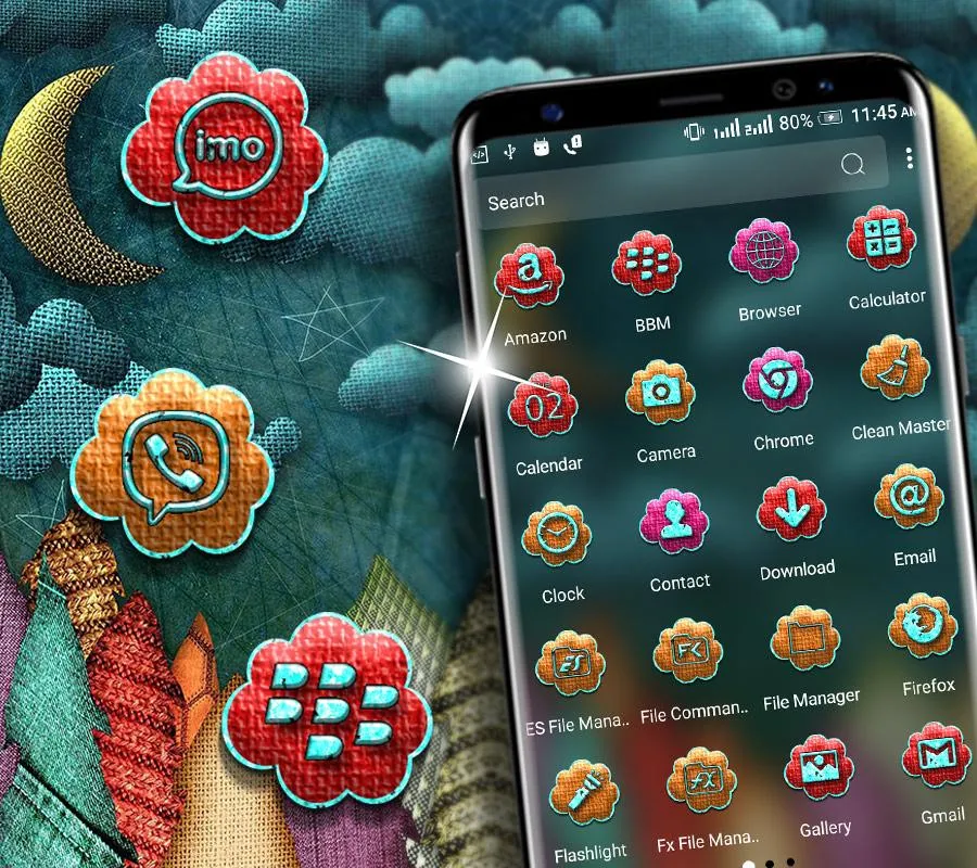 Knitting Cloud Launcher Theme | Indus Appstore | Screenshot