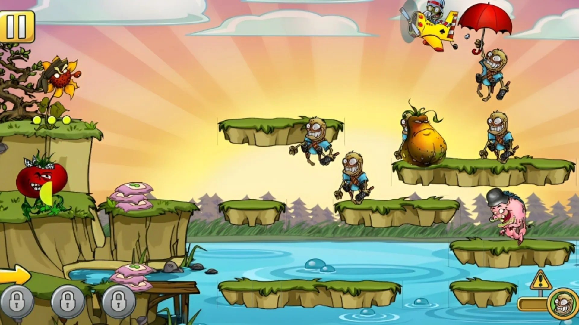 Super Plants: Zombie Defense | Indus Appstore | Screenshot