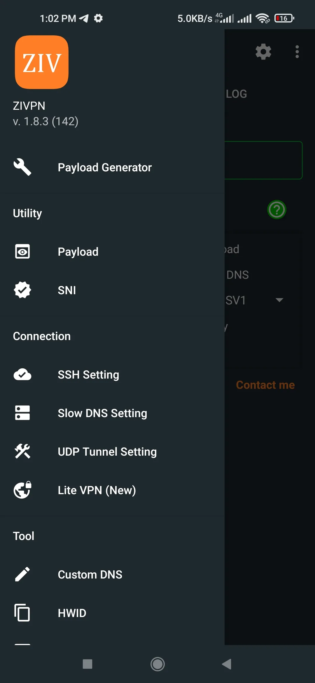 ZIVPN Tunnel (SSH/DNS/UDP) VPN | Indus Appstore | Screenshot